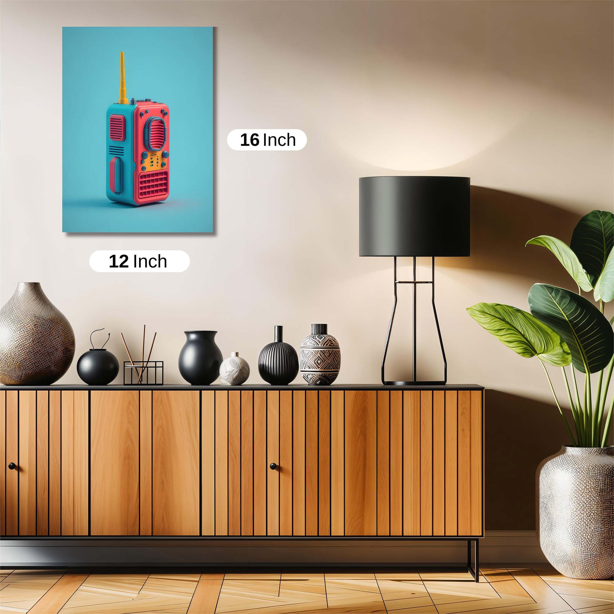 Walkie Funky Safe Wall Magnetic / M