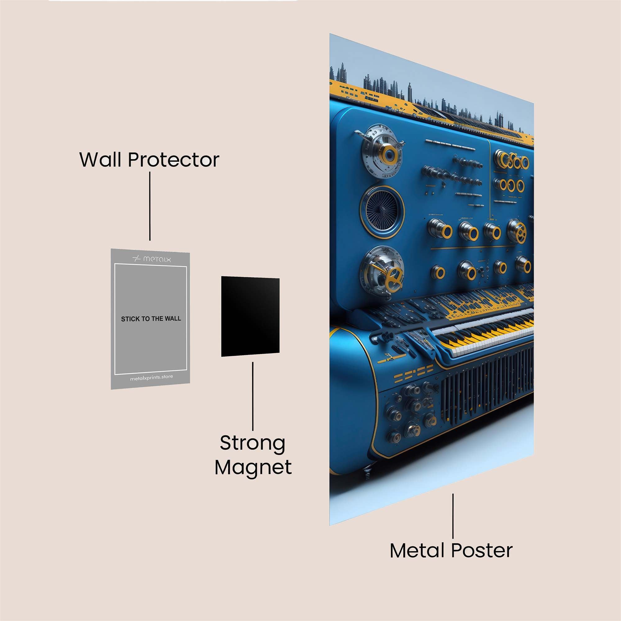 Synth Serenity Safe Wall Magnetic / M