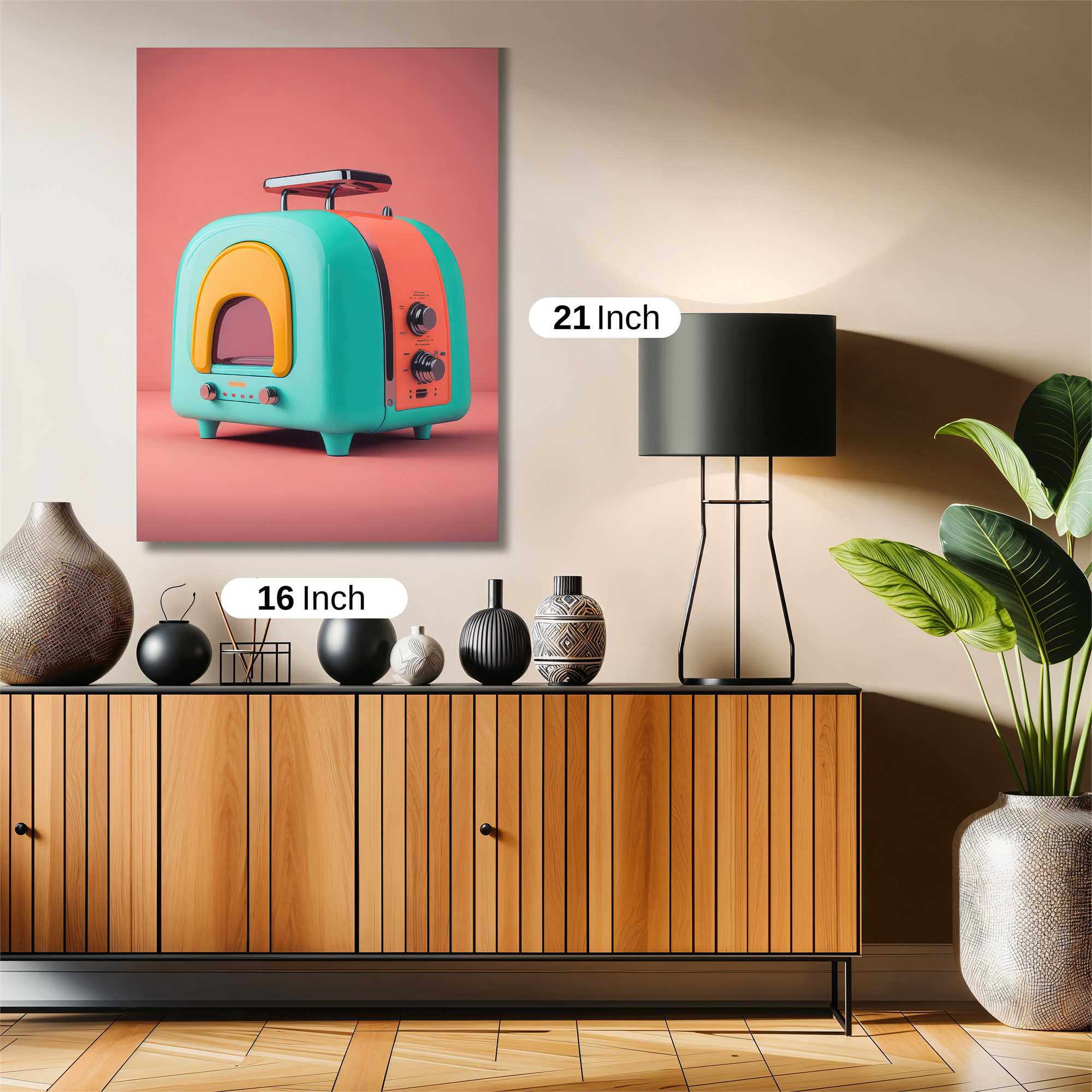 Toaster Whimsy Safe Wall Magnetic / M