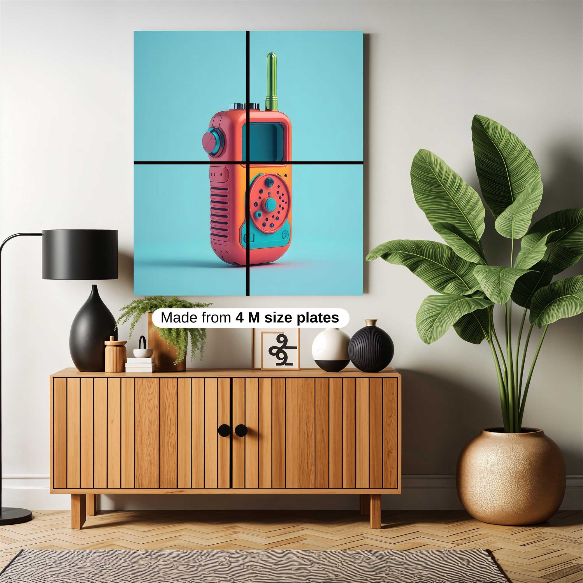 Walkie Funky Safe Wall Magnetic / M