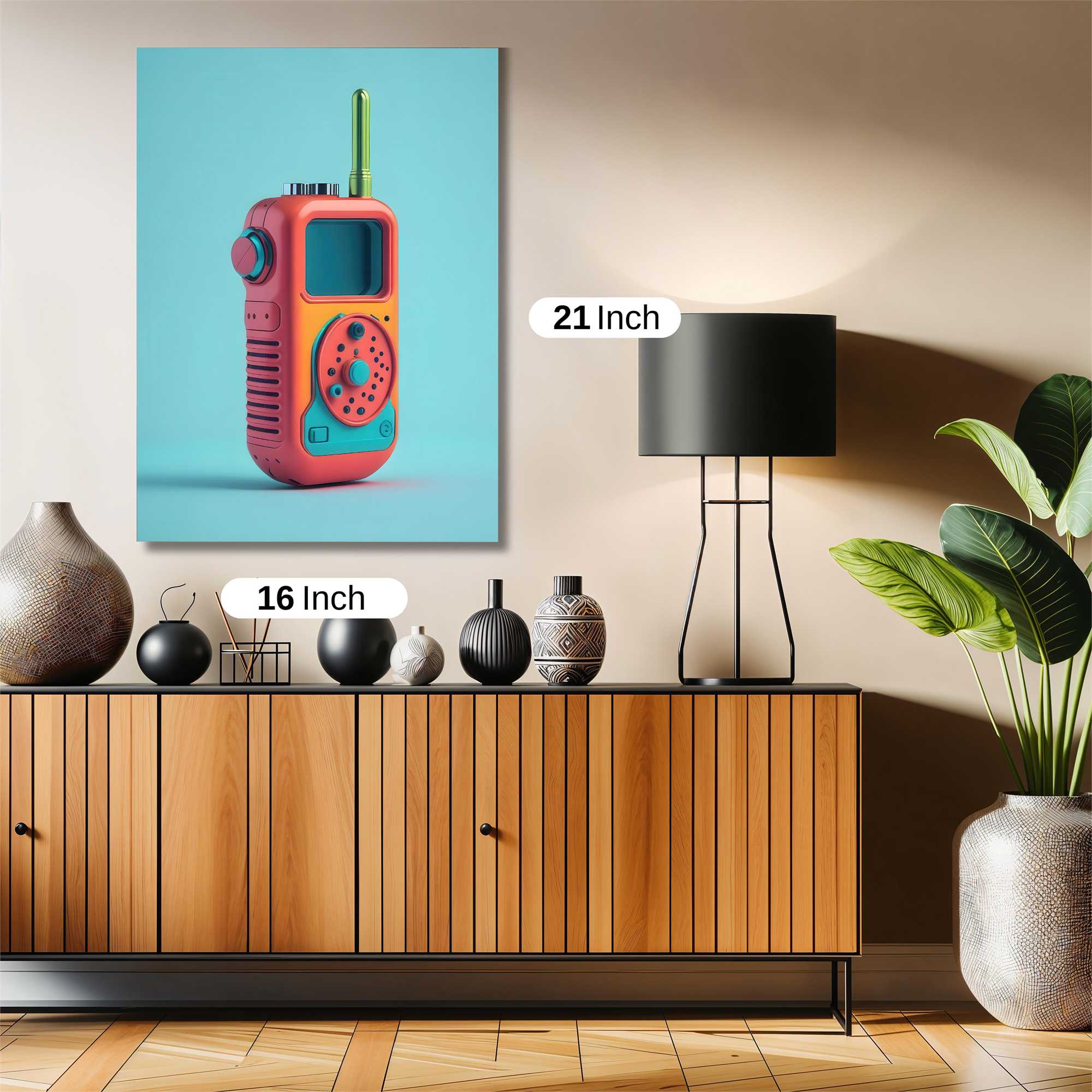 Walkie Funky Safe Wall Magnetic / M
