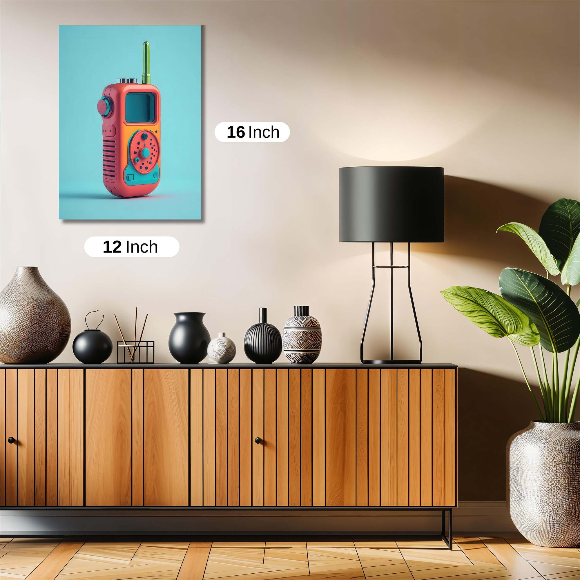 Walkie Funky Safe Wall Magnetic / M