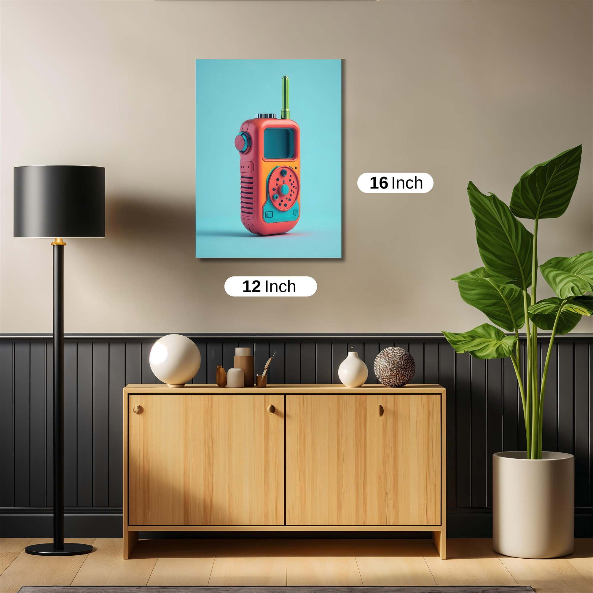 Walkie Funky Safe Wall Magnetic / M