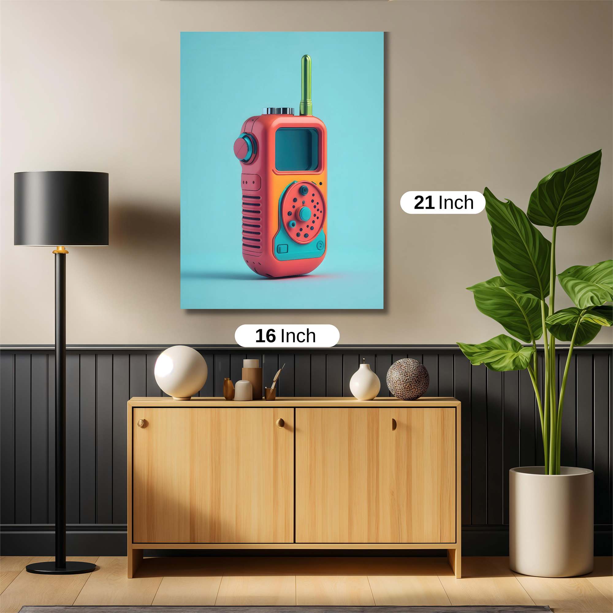 Walkie Funky Safe Wall Magnetic / M