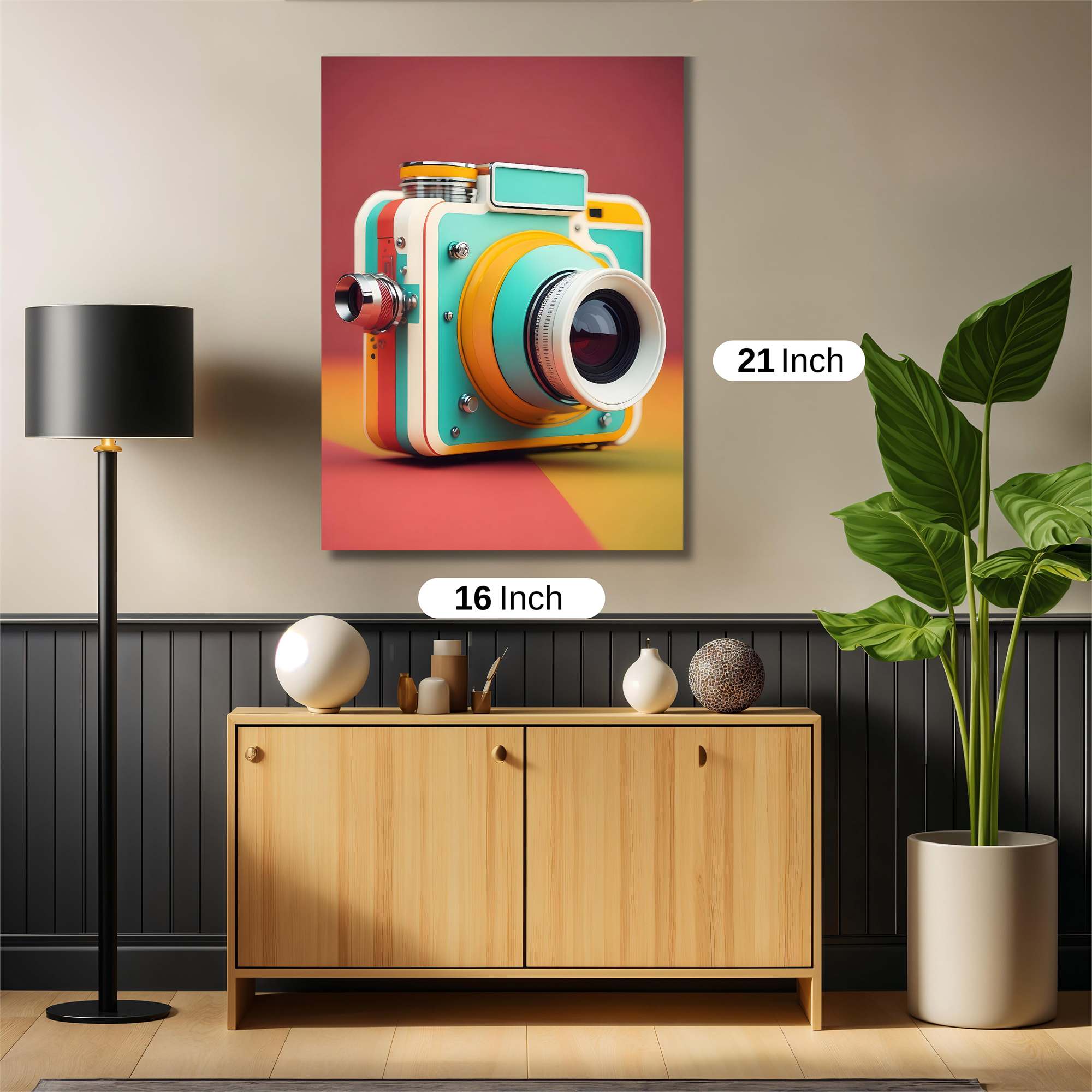 Retro Whimsy Safe Wall Magnetic / M
