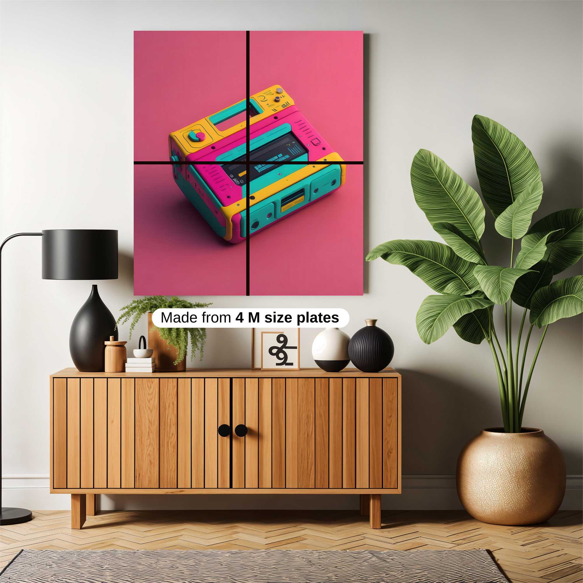 RetroVibes Safe Wall Magnetic / M