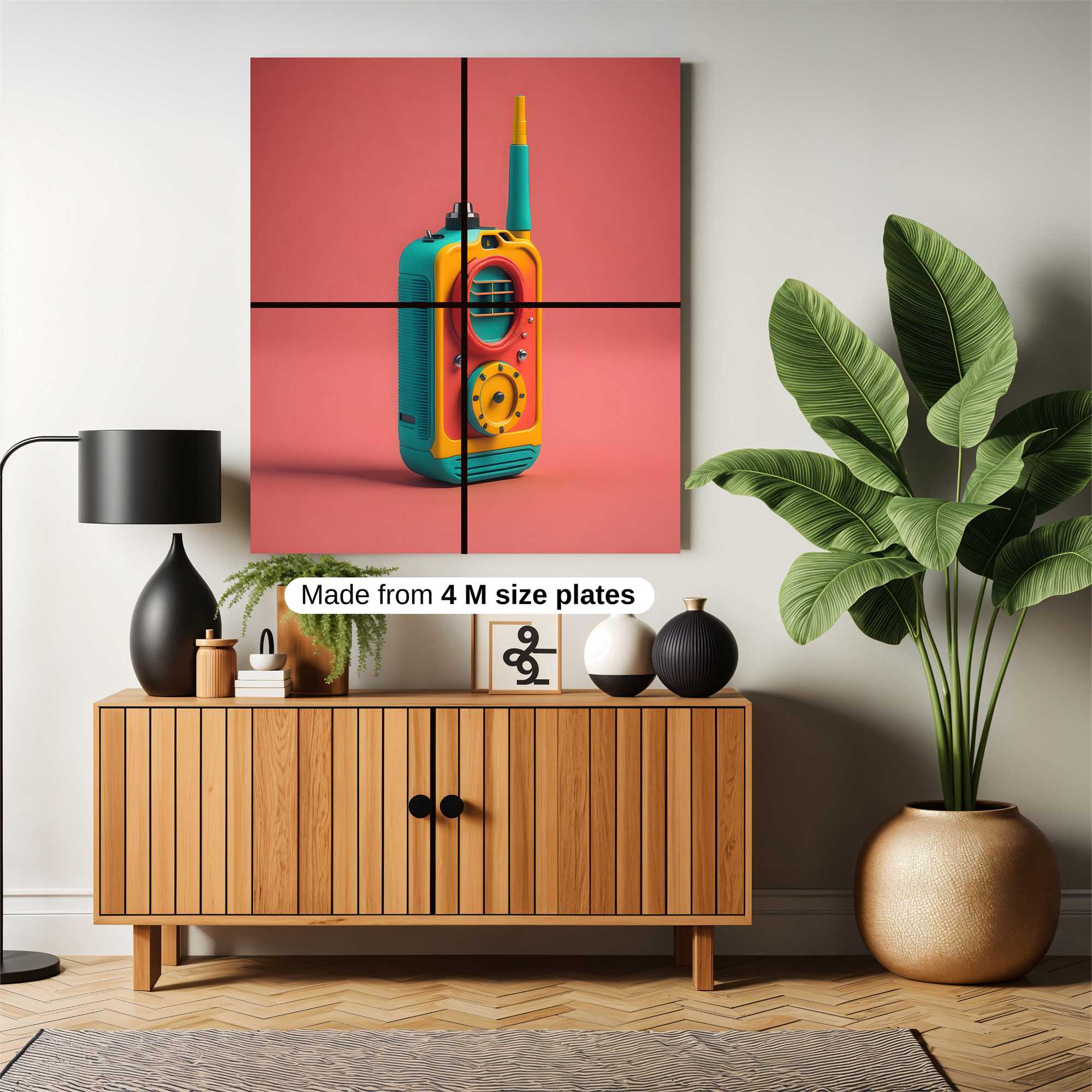 Walkie-Talkie Whimsy Safe Wall Magnetic / M