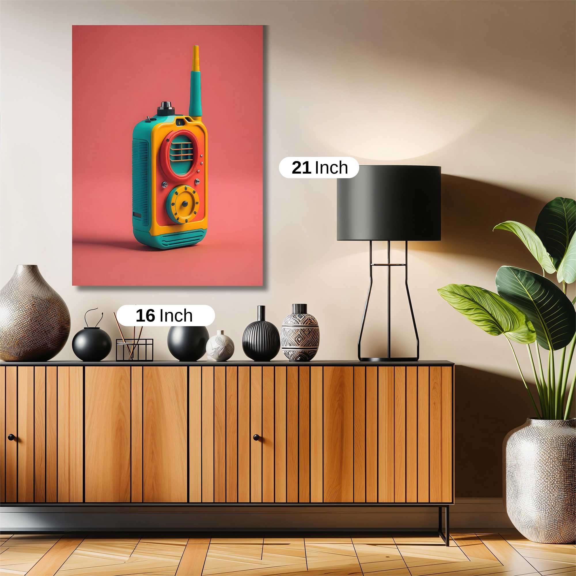 Walkie-Talkie Whimsy Safe Wall Magnetic / M