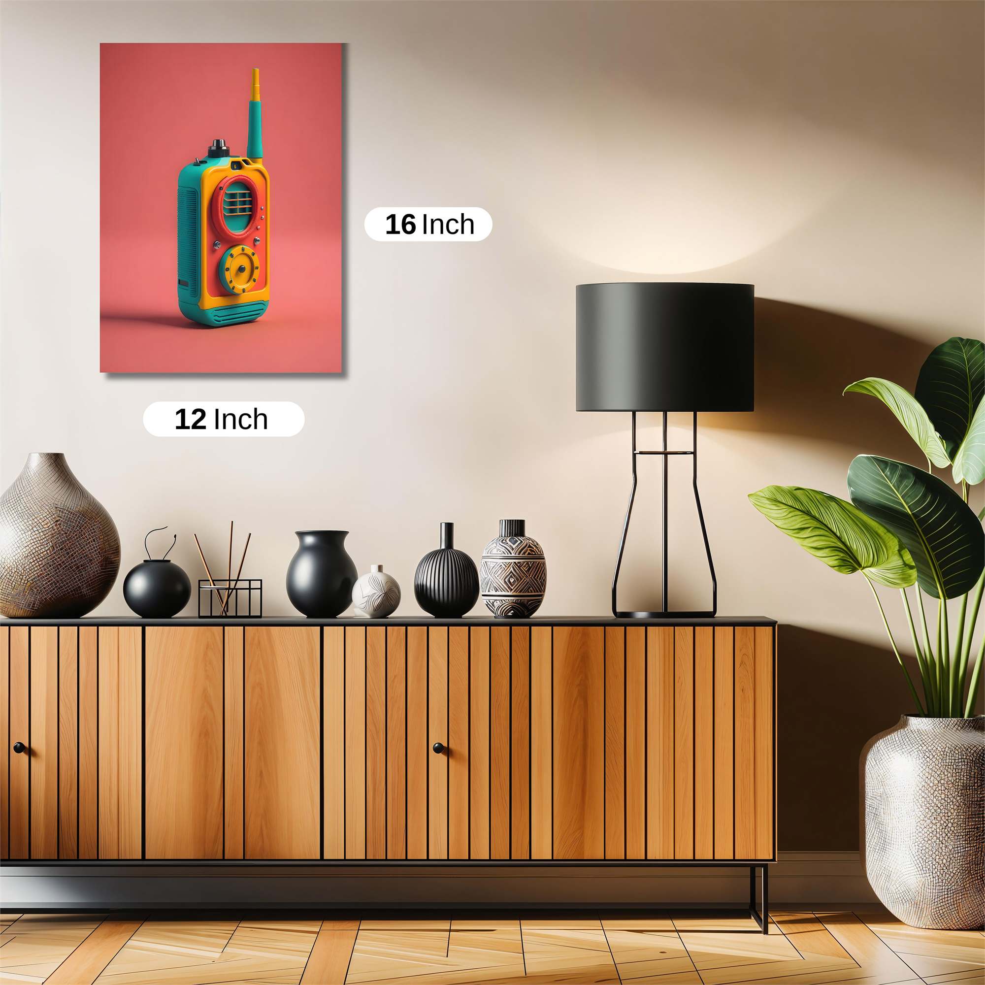 Walkie-Talkie Whimsy Safe Wall Magnetic / M