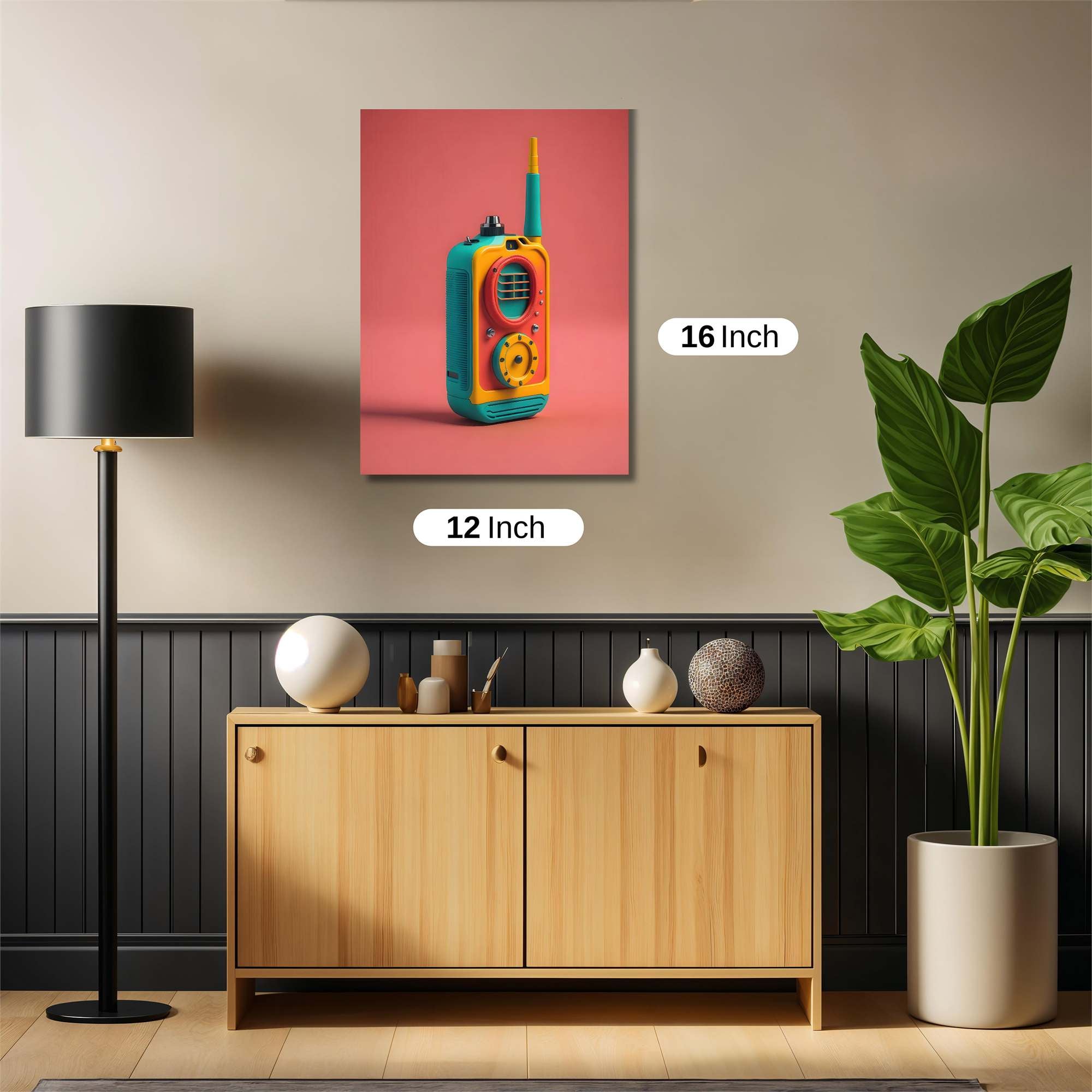 Walkie-Talkie Whimsy Safe Wall Magnetic / M
