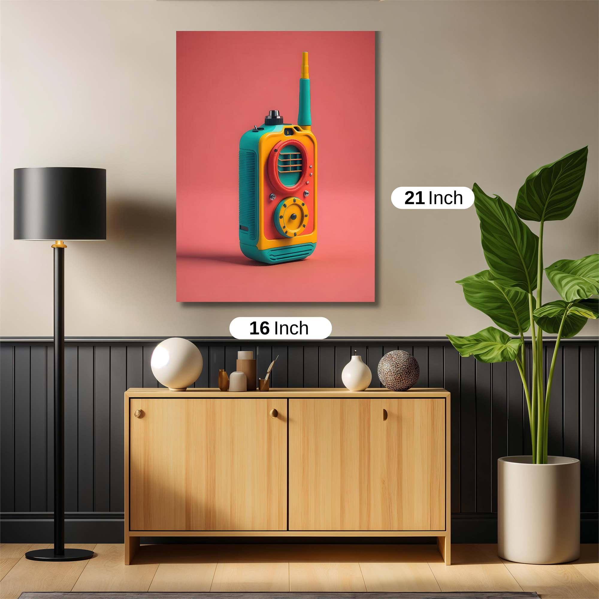 Walkie-Talkie Whimsy Safe Wall Magnetic / M