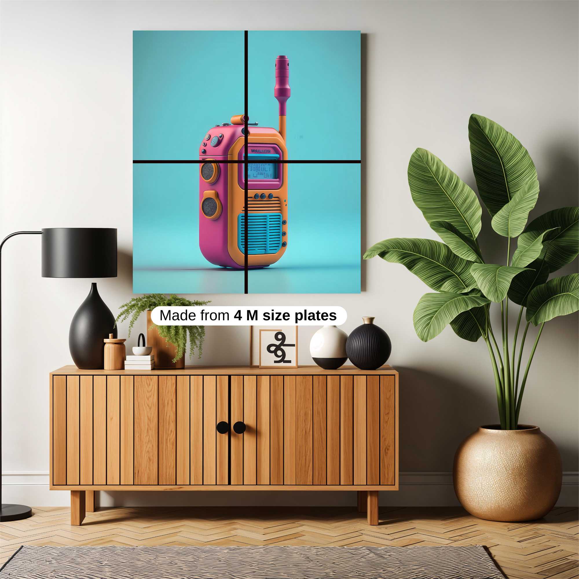 Retro Whimsy Safe Wall Magnetic / M