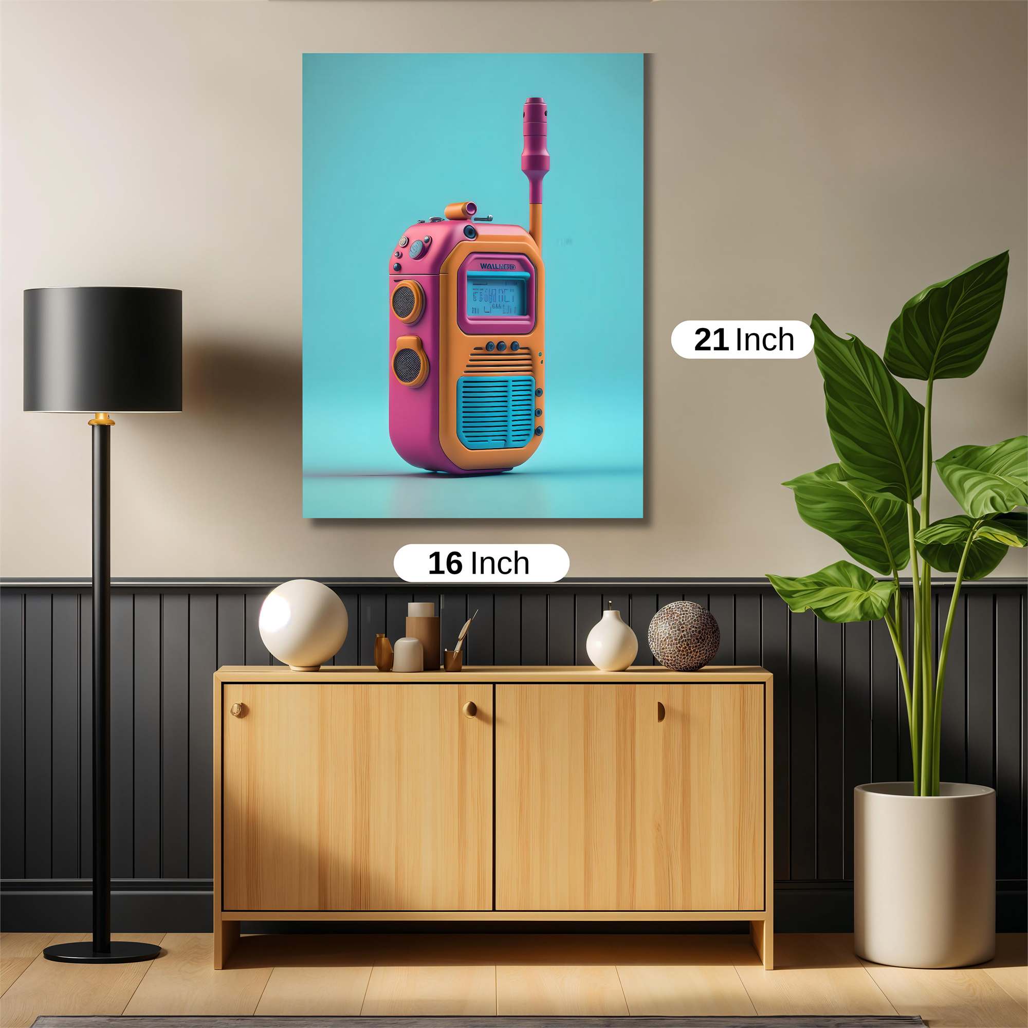 Retro Whimsy Safe Wall Magnetic / M