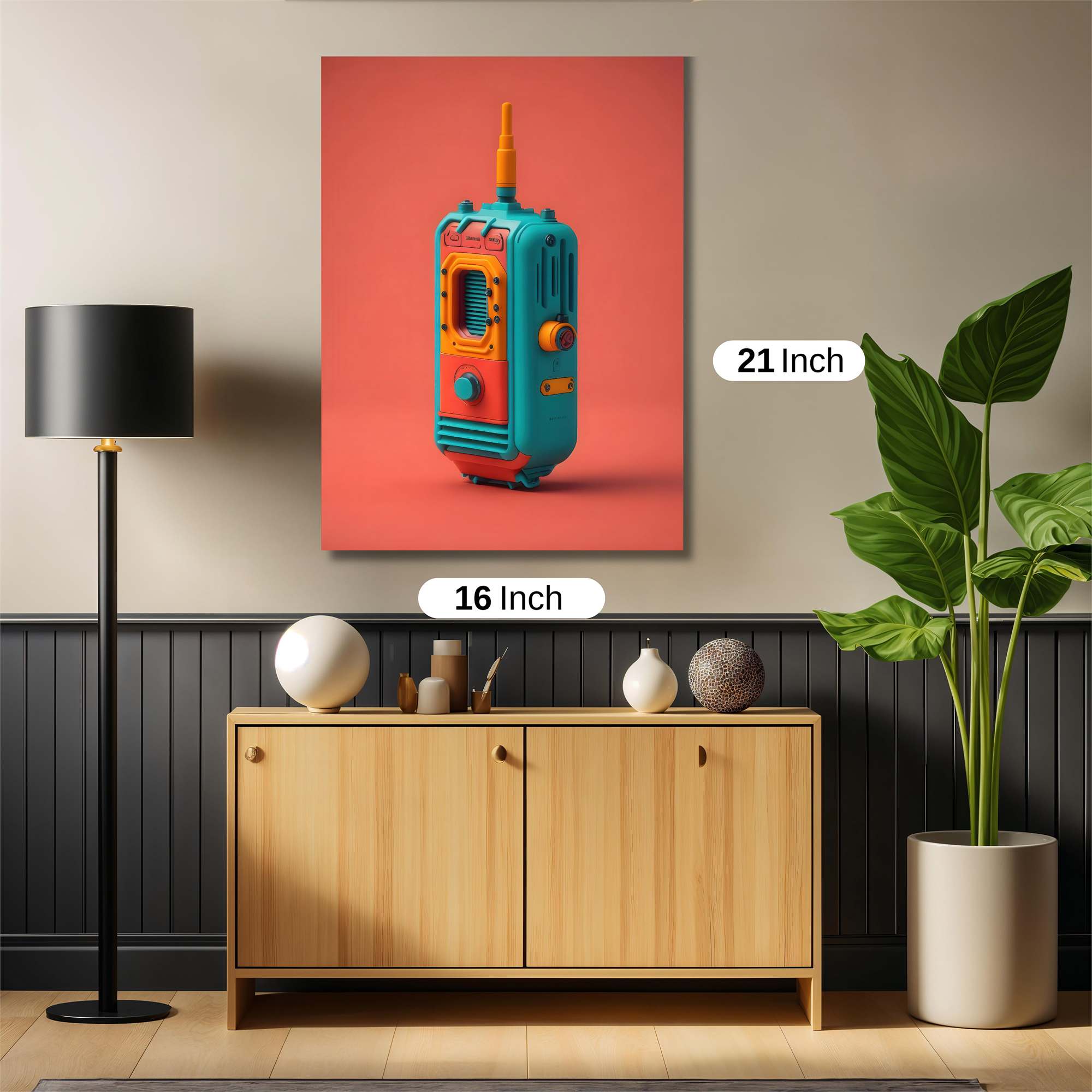 Radio Whimsy Safe Wall Magnetic / M