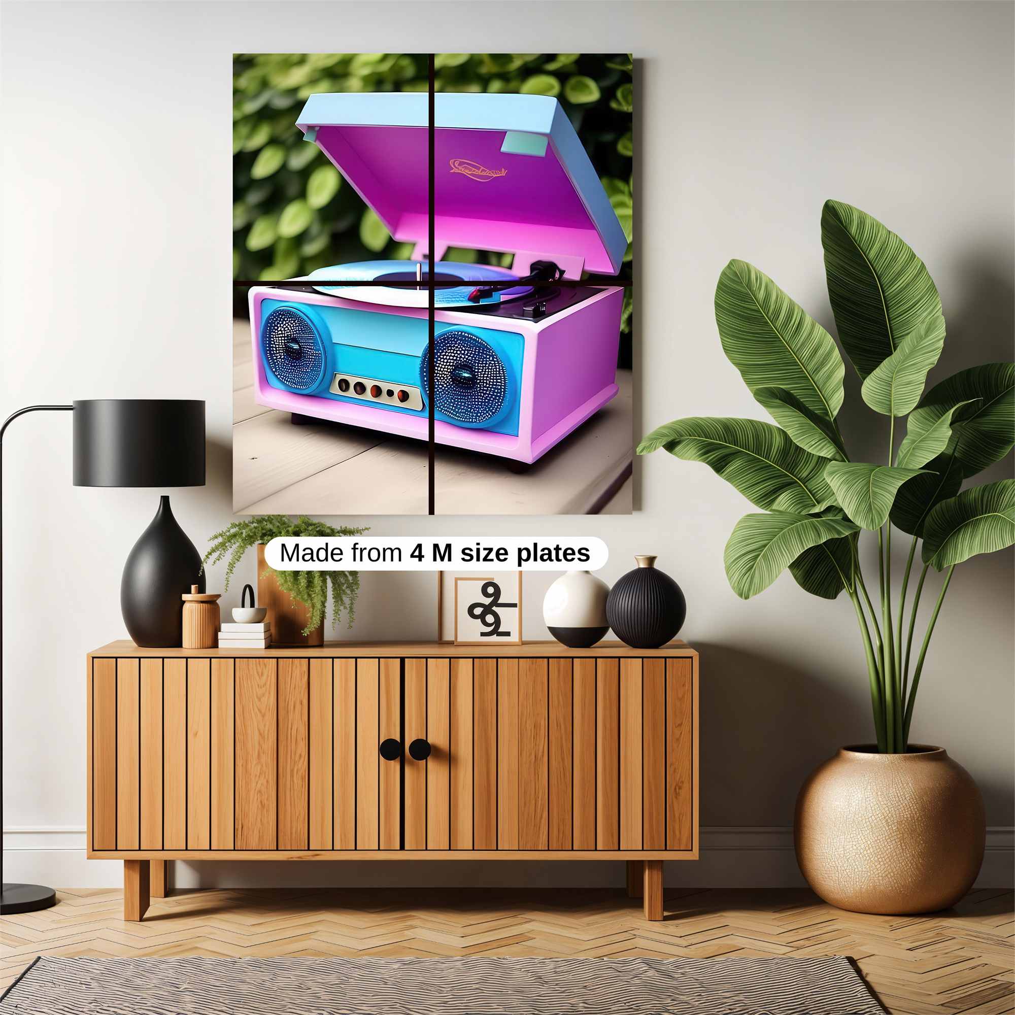 Turntable Tranquil Safe Wall Magnetic / M