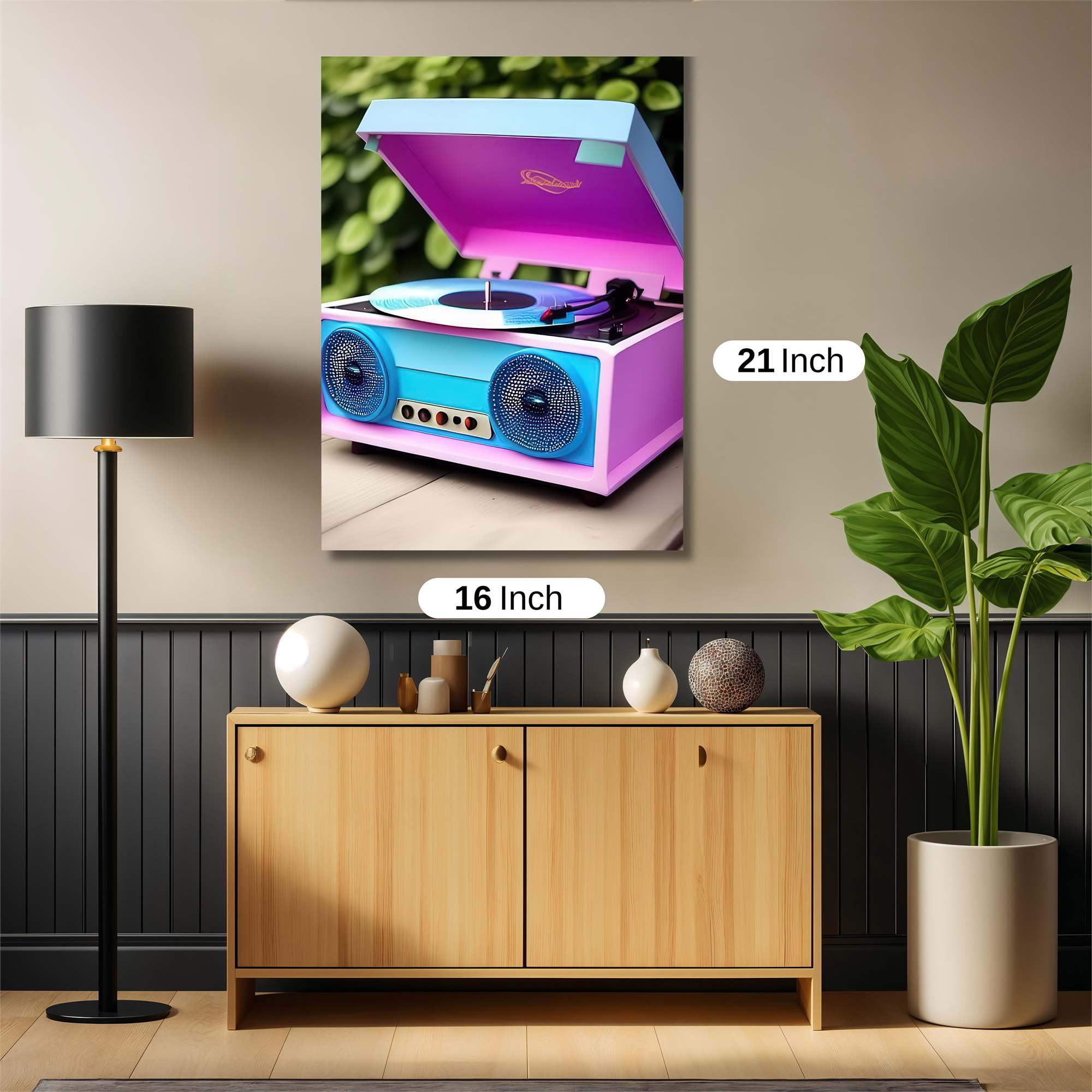 Turntable Tranquil Safe Wall Magnetic / M