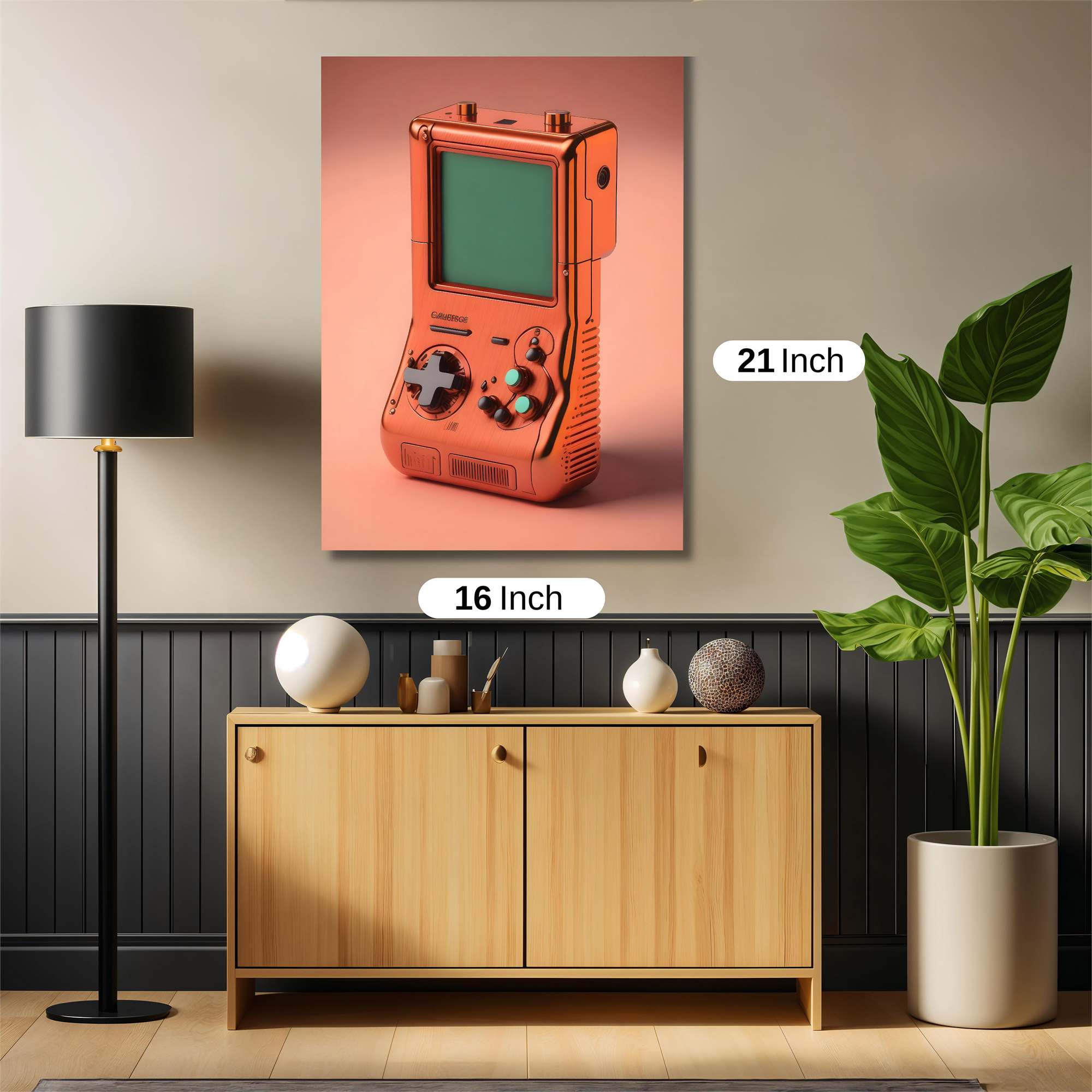 Gameboy Retro Safe Wall Magnetic / M