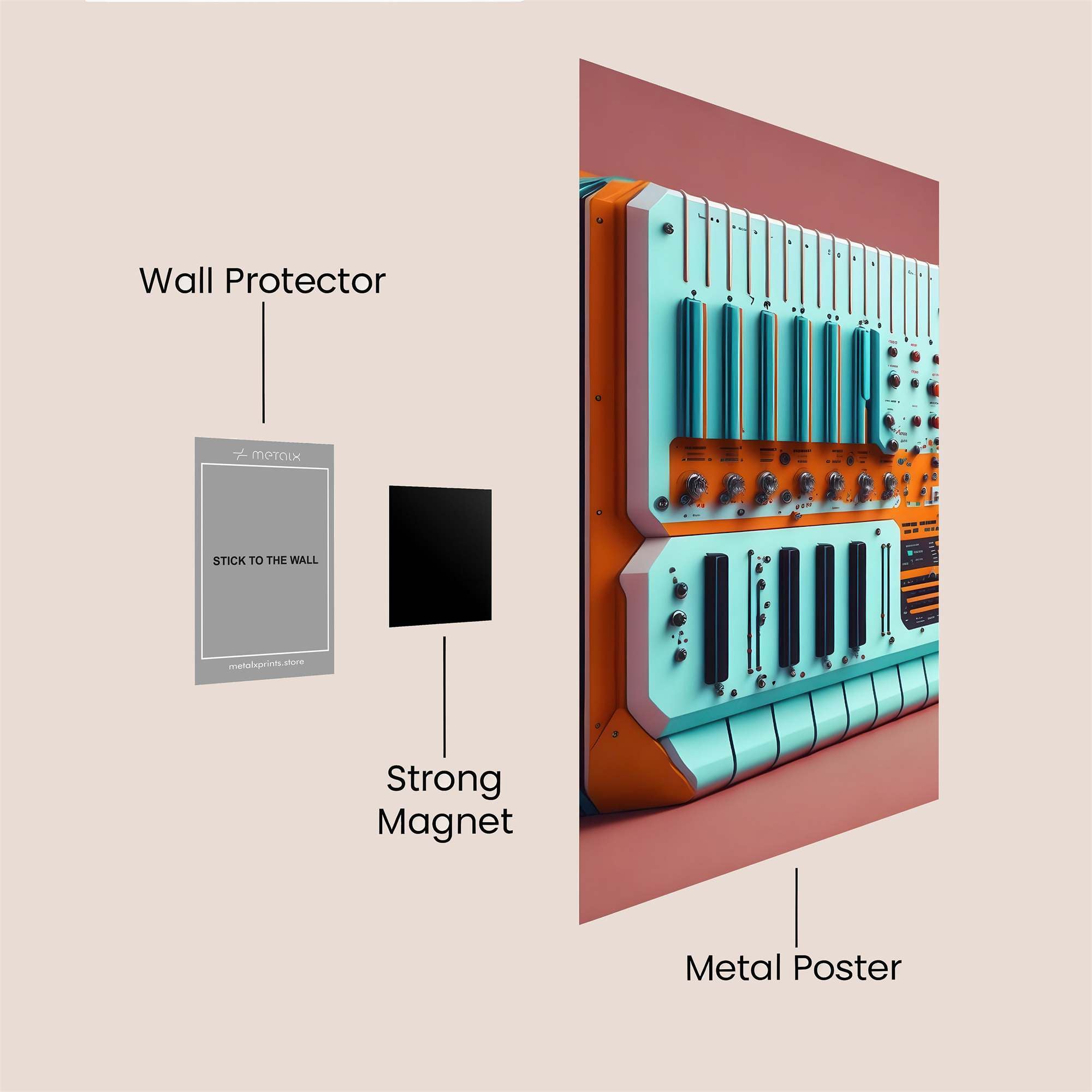 Synth Serenity Safe Wall Magnetic / M