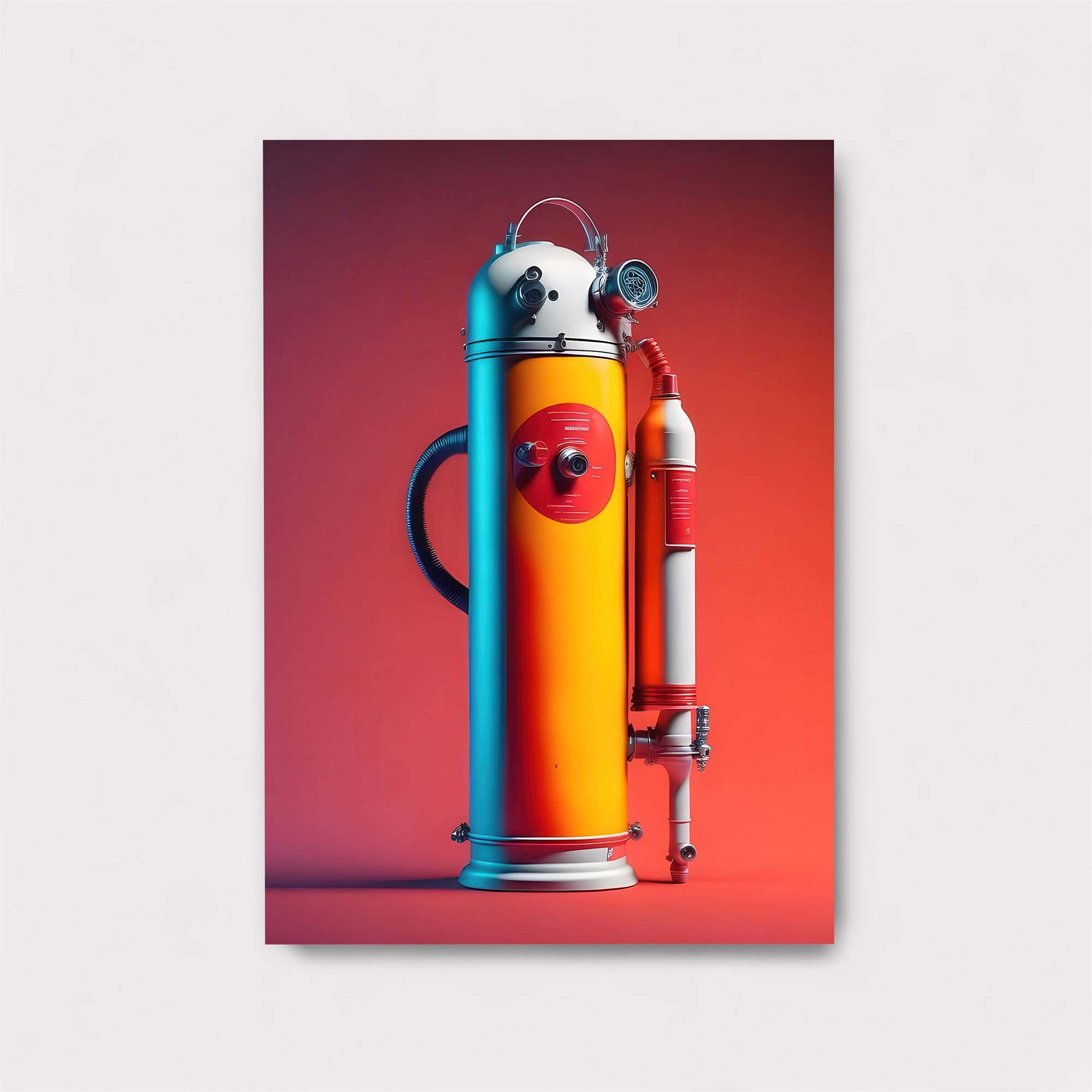 Retro Futuristic Safe Wall Magnetic / M