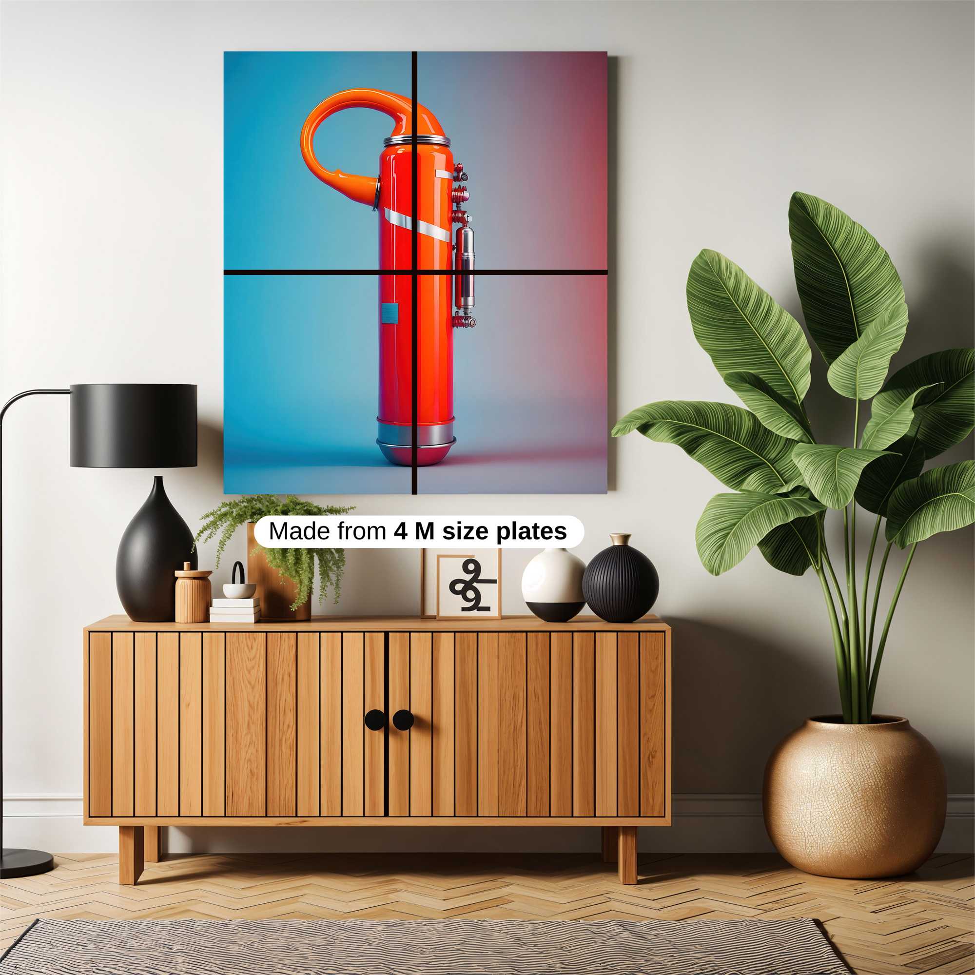 Fire Whimsy Safe Wall Magnetic / M