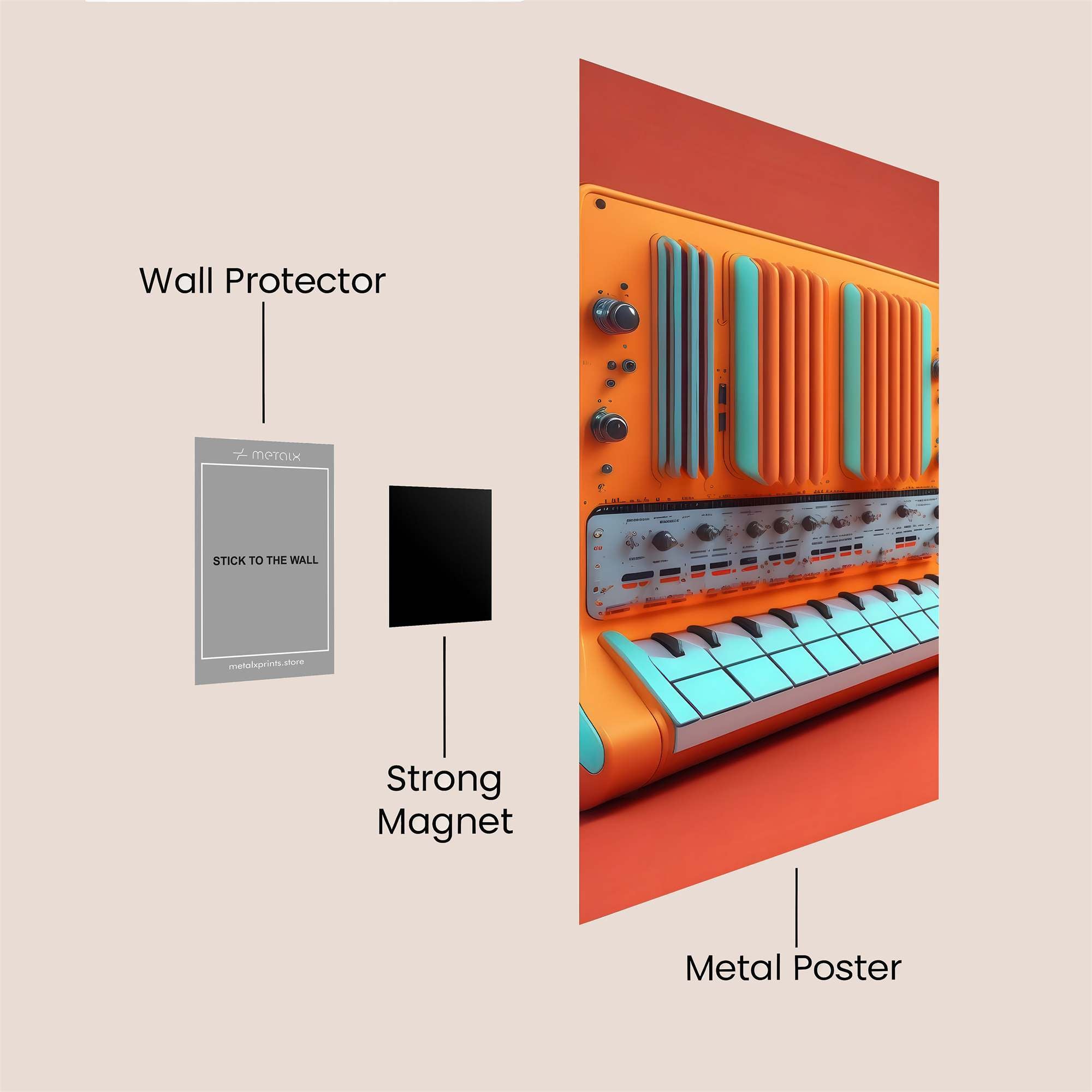 Synth Serenity Safe Wall Magnetic / M