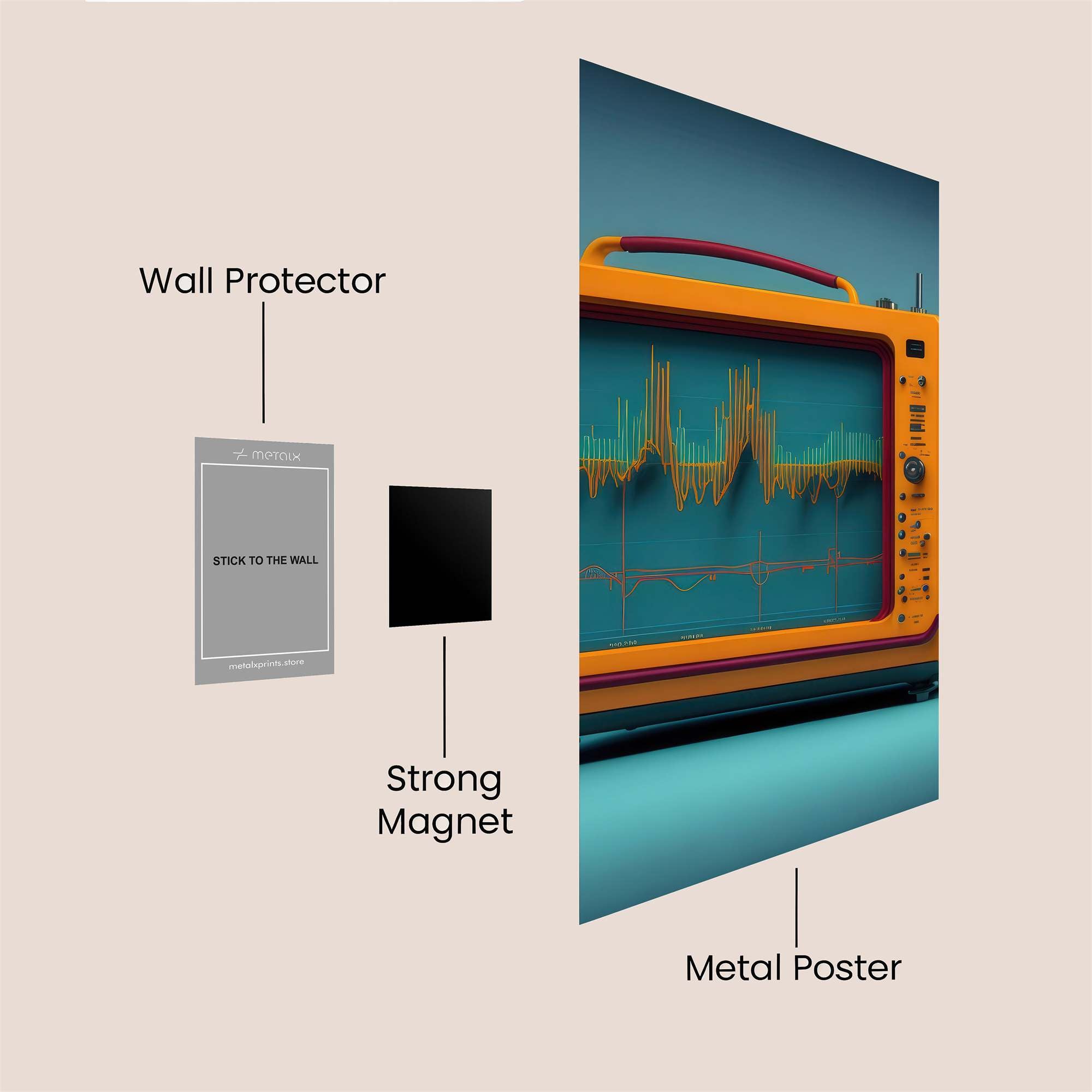 Signal Pulse Safe Wall Magnetic / M