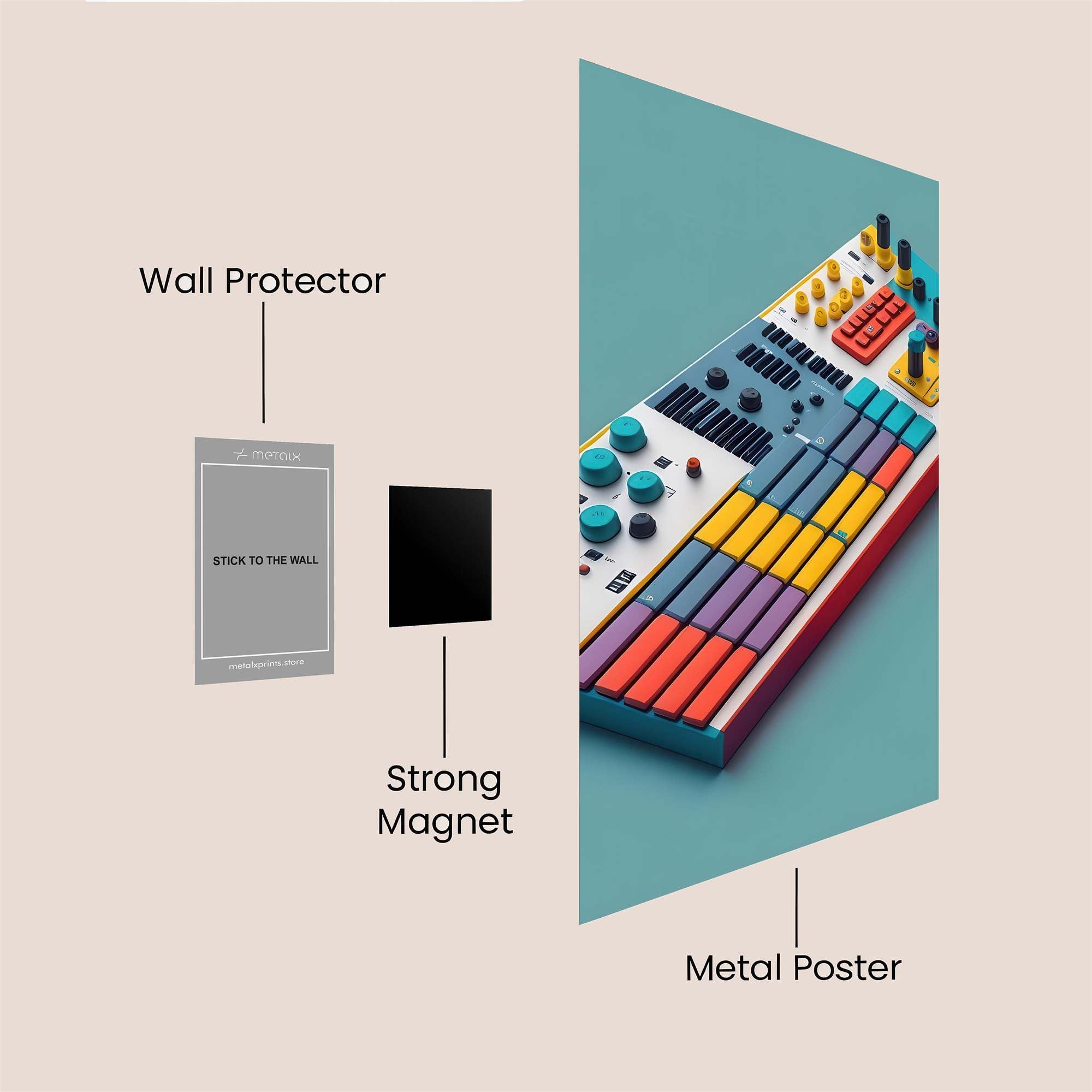 Synth Harmony Safe Wall Magnetic / M