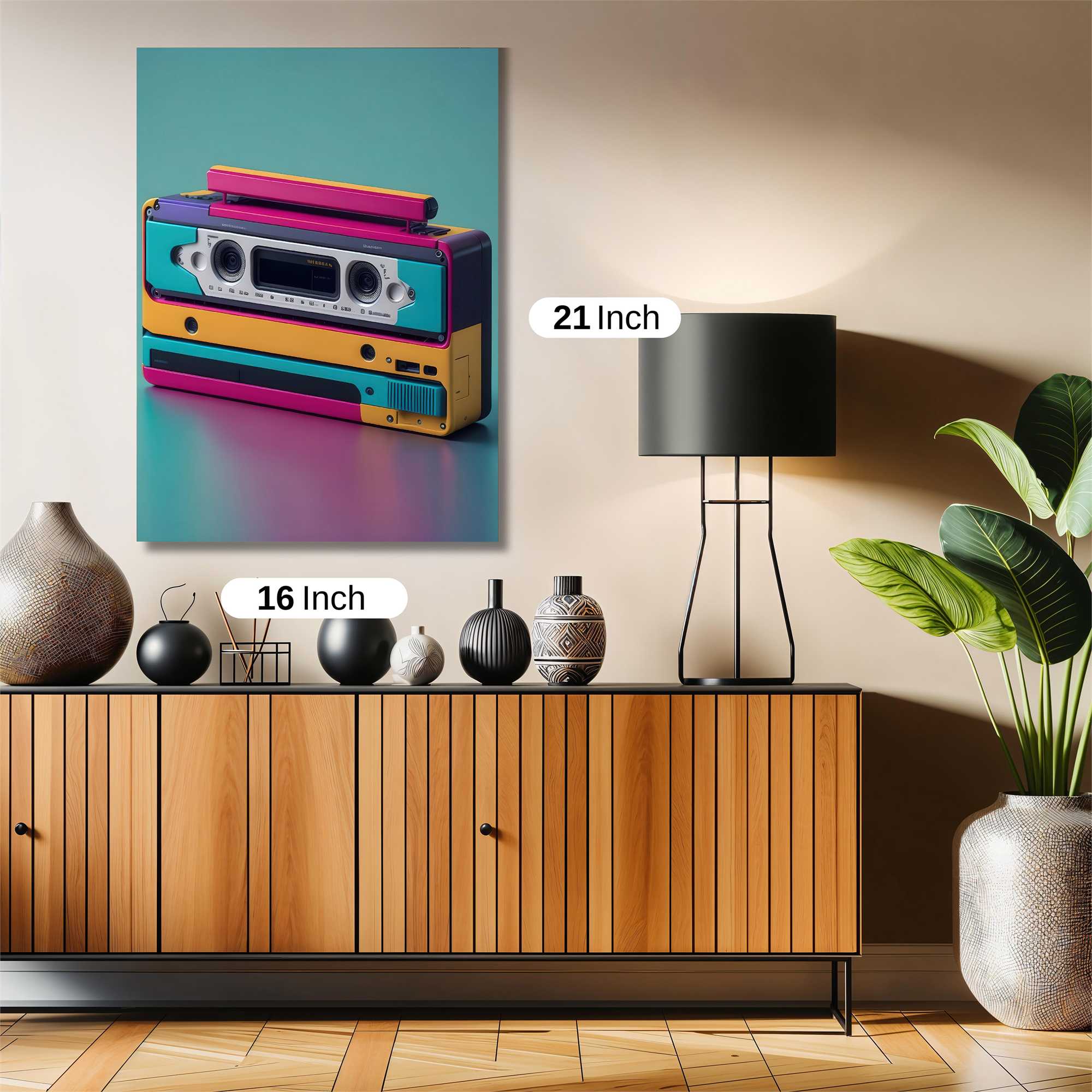 Boombox Bliss Safe Wall Magnetic / M
