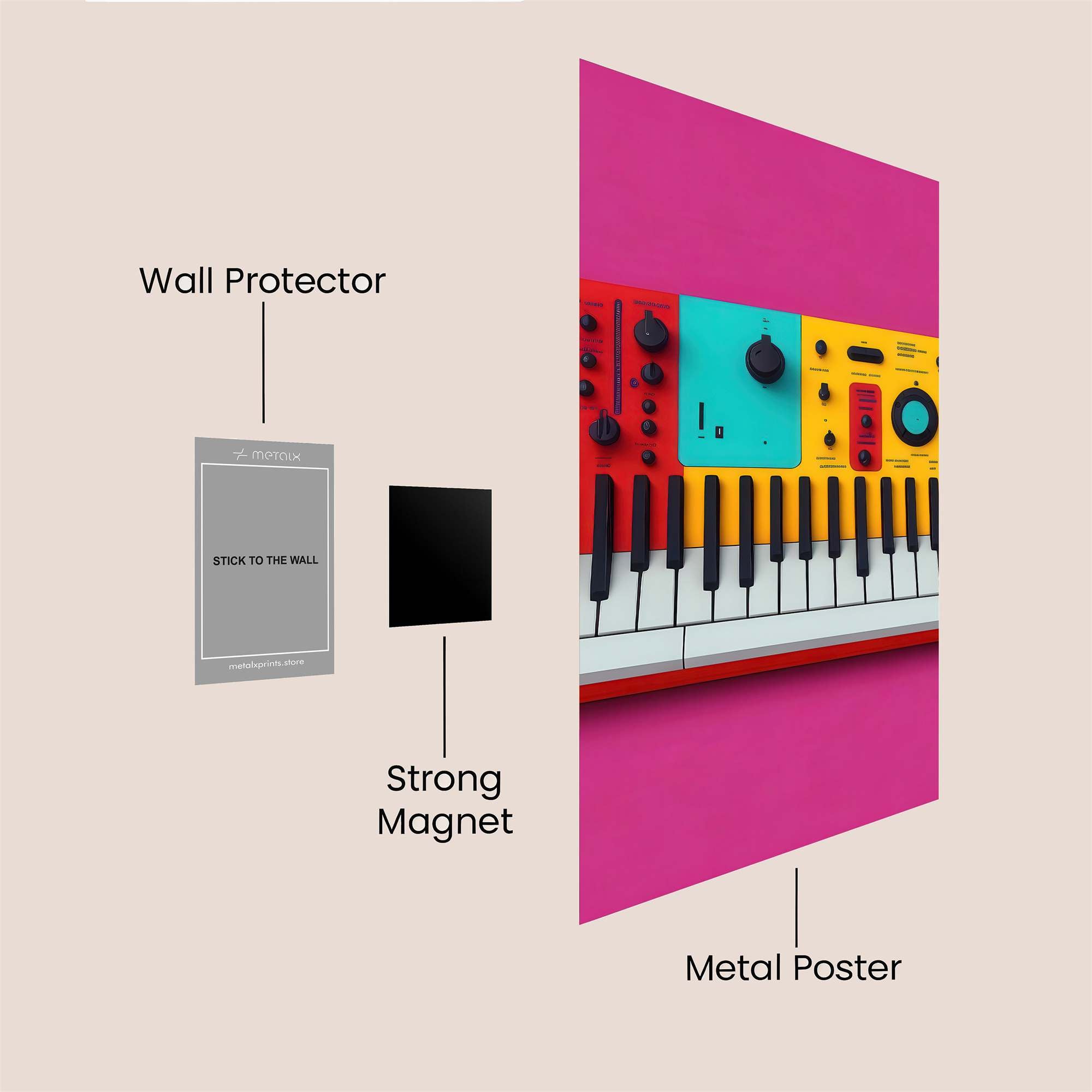 SynthVibe Safe Wall Magnetic / M