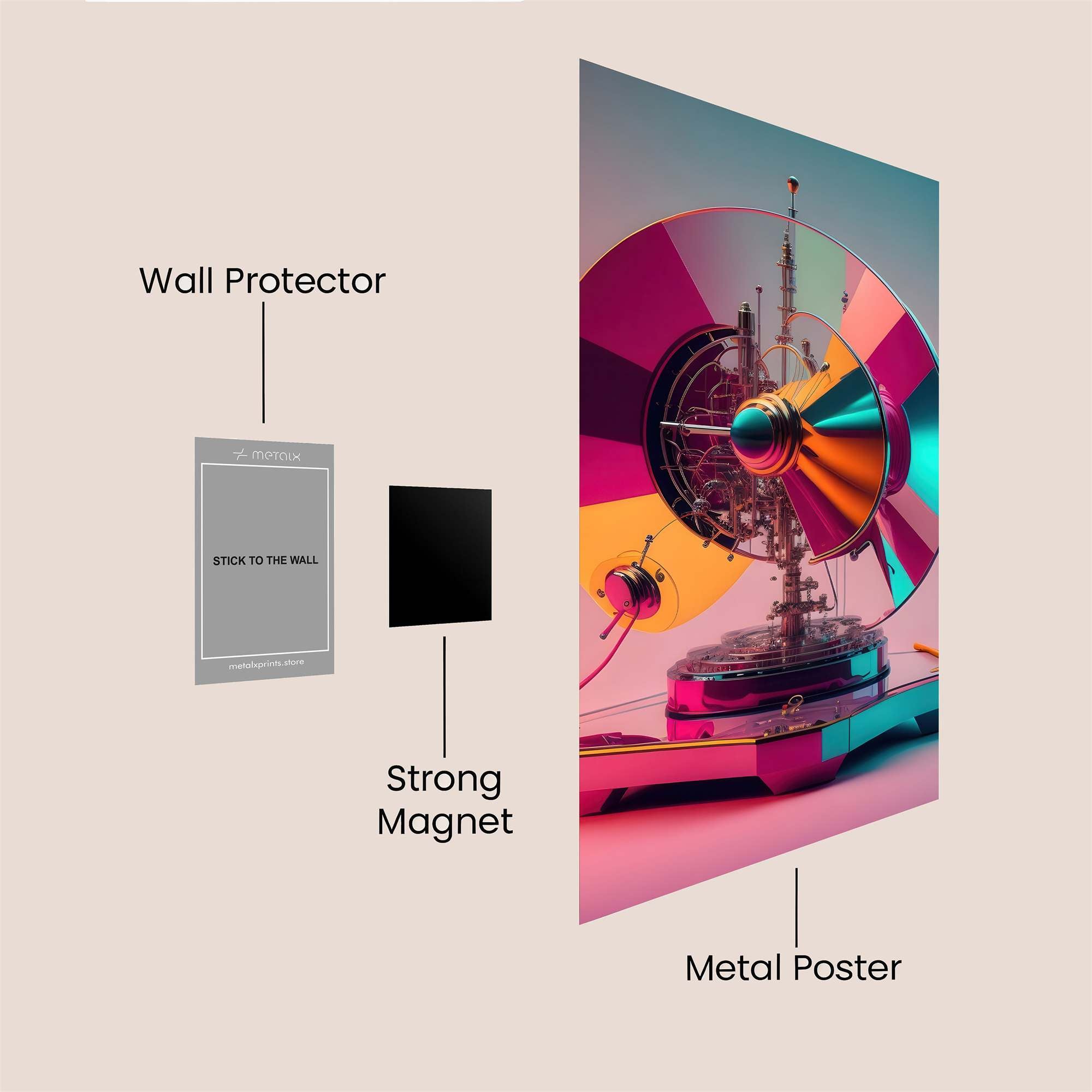 Orrery Whimsy Safe Wall Magnetic / M