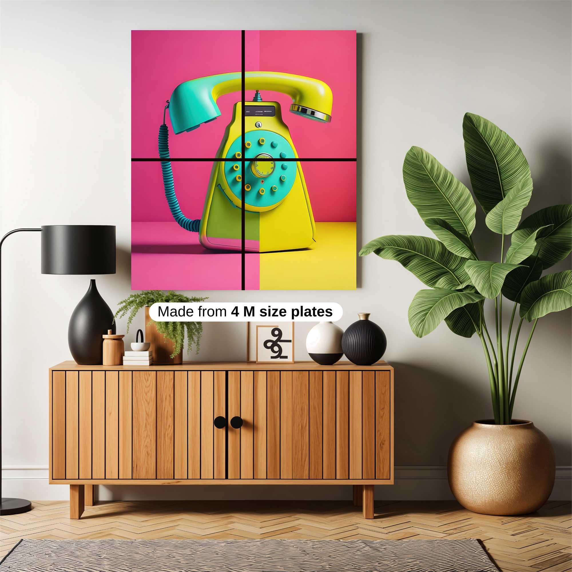 Retro Whimsy Safe Wall Magnetic / M