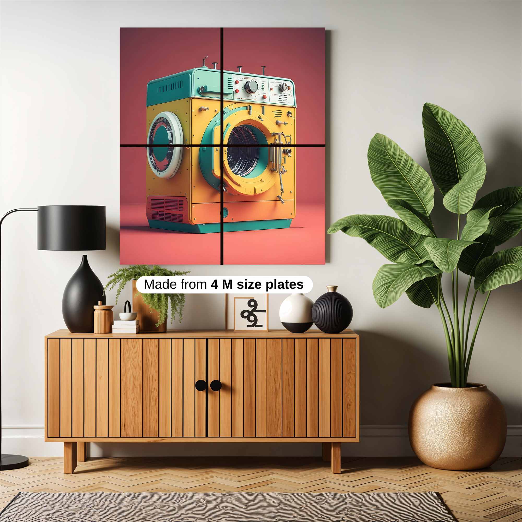 Retro Whimsy Safe Wall Magnetic / M