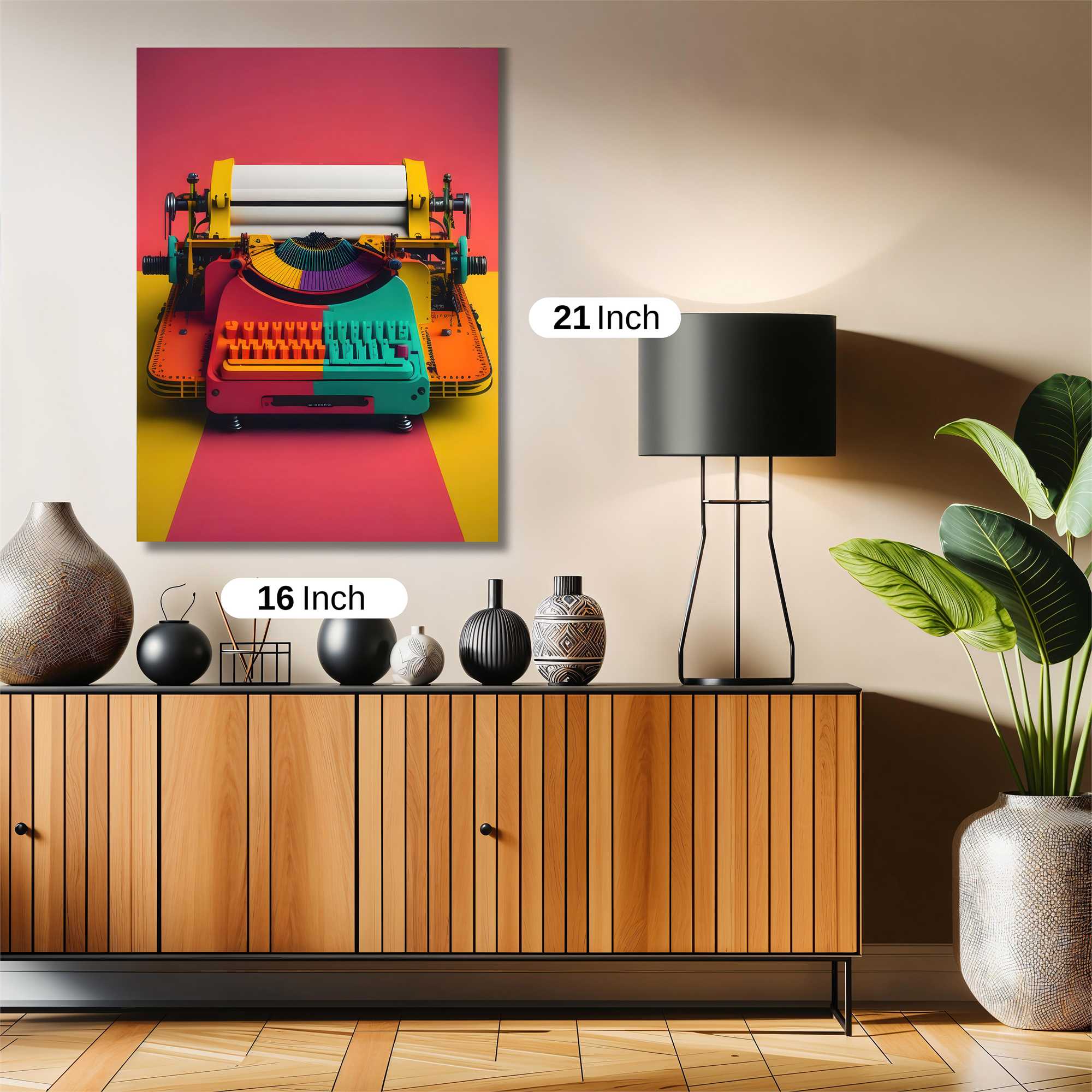 Typewriter Whimsy Safe Wall Magnetic / M