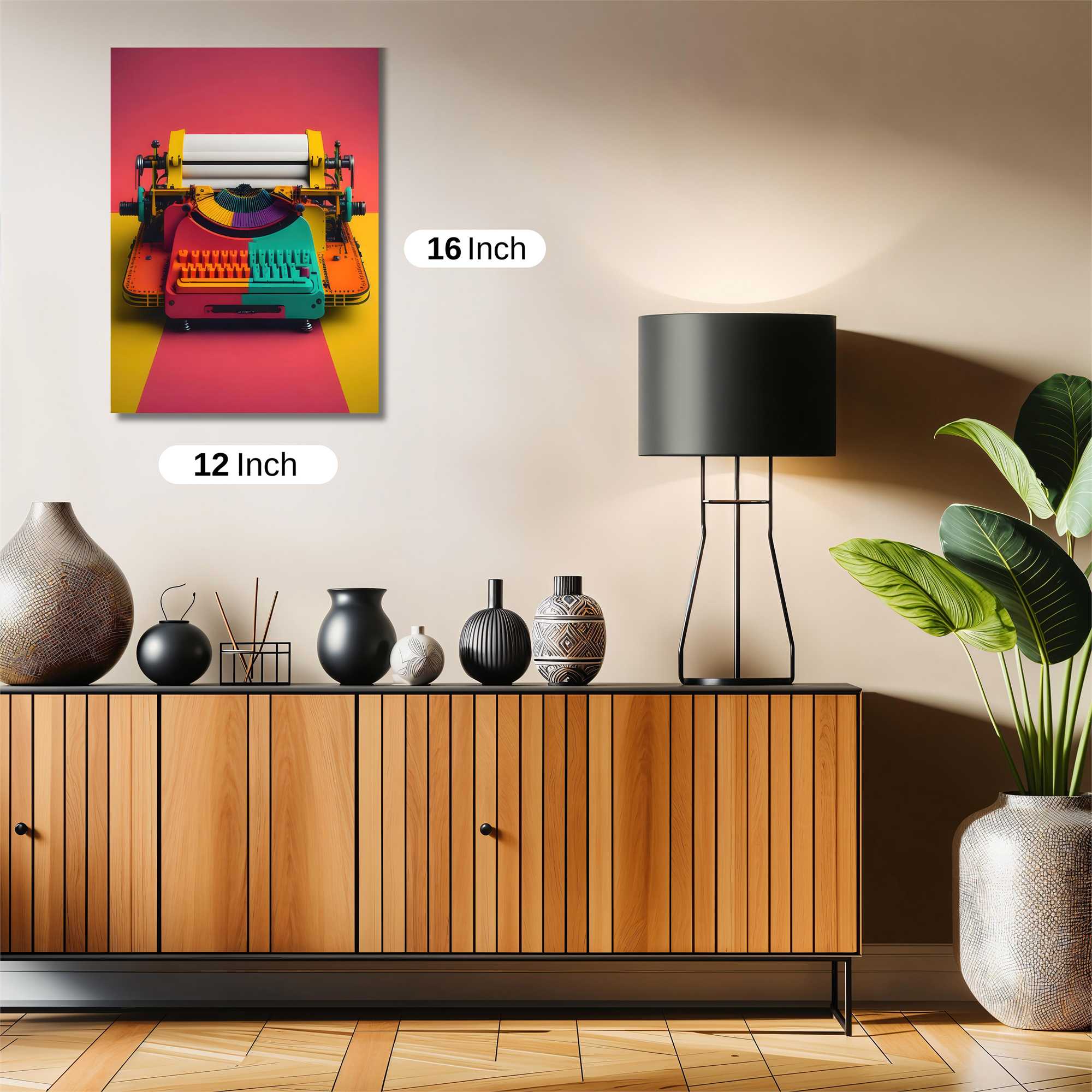 Typewriter Whimsy Safe Wall Magnetic / M