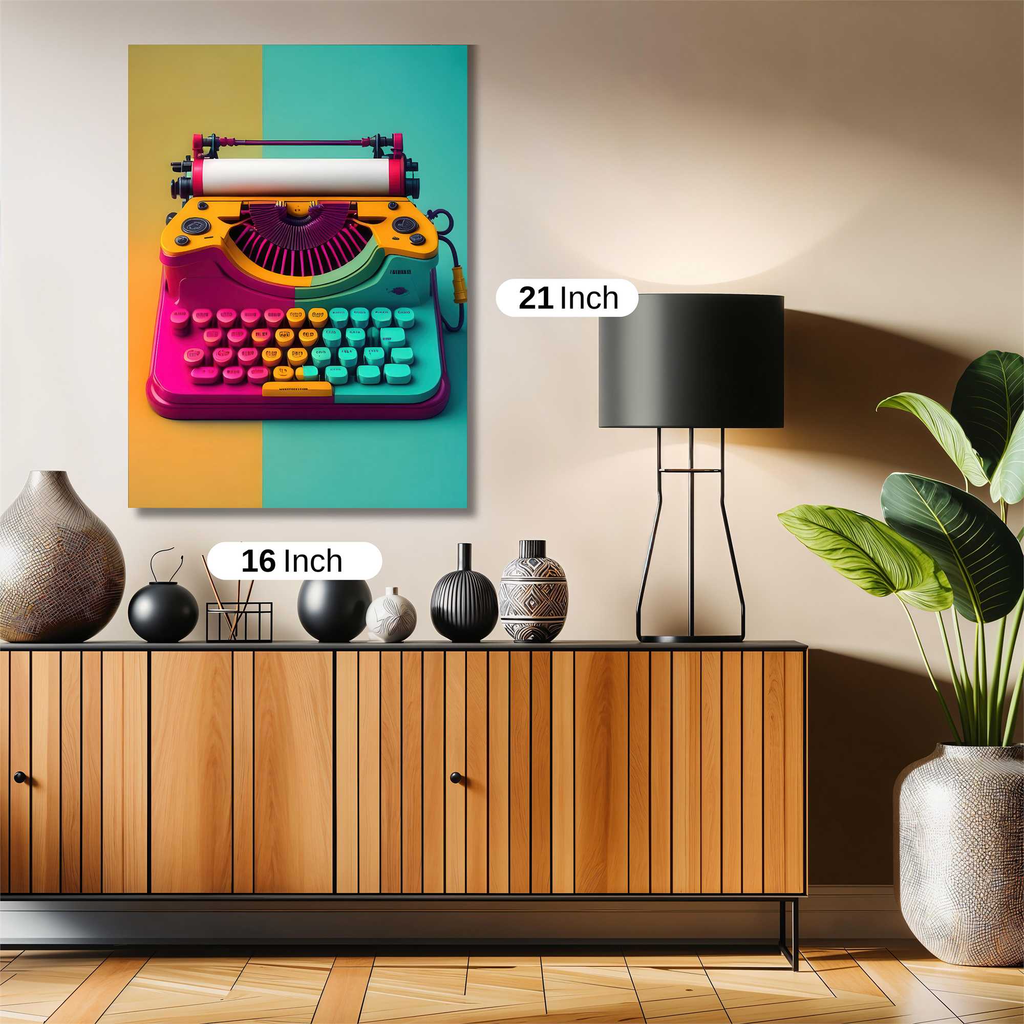 Typewriter Whimsy Safe Wall Magnetic / M