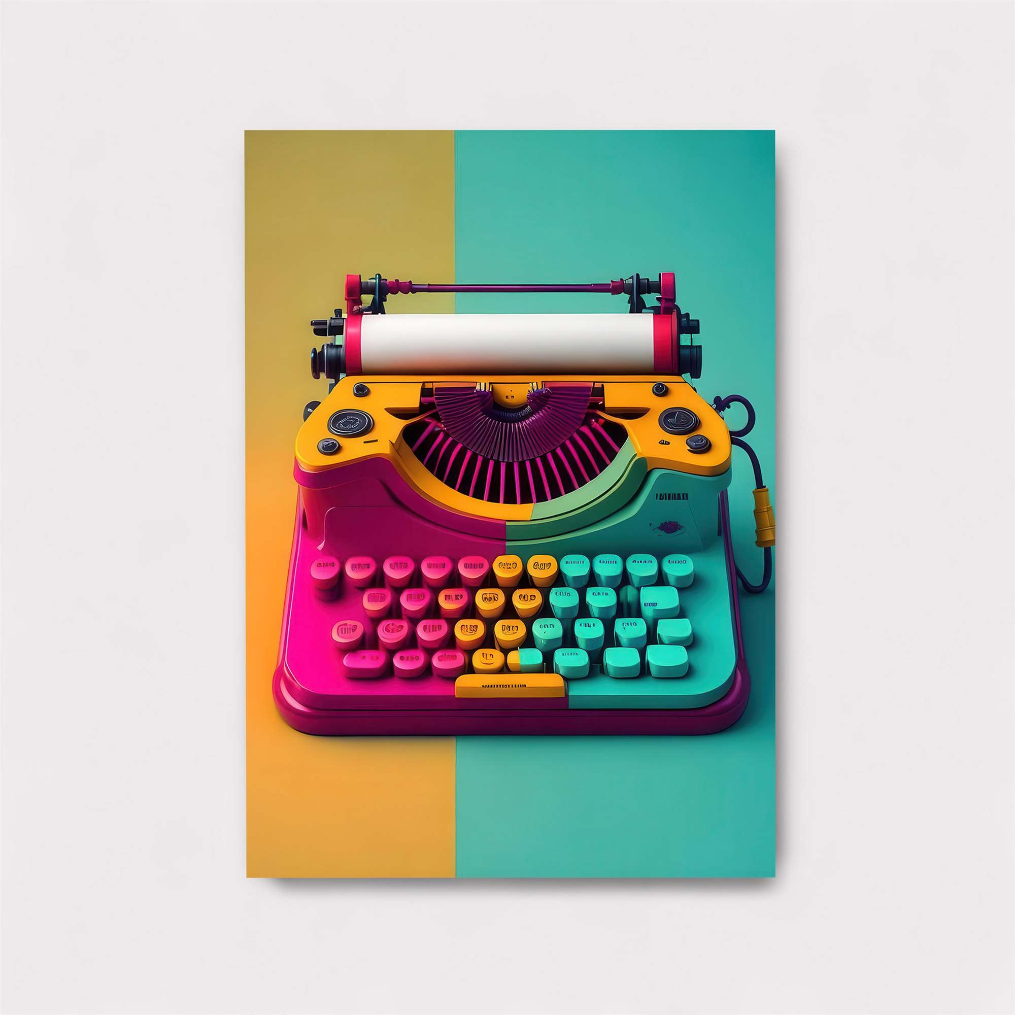 Typewriter Whimsy Safe Wall Magnetic / M