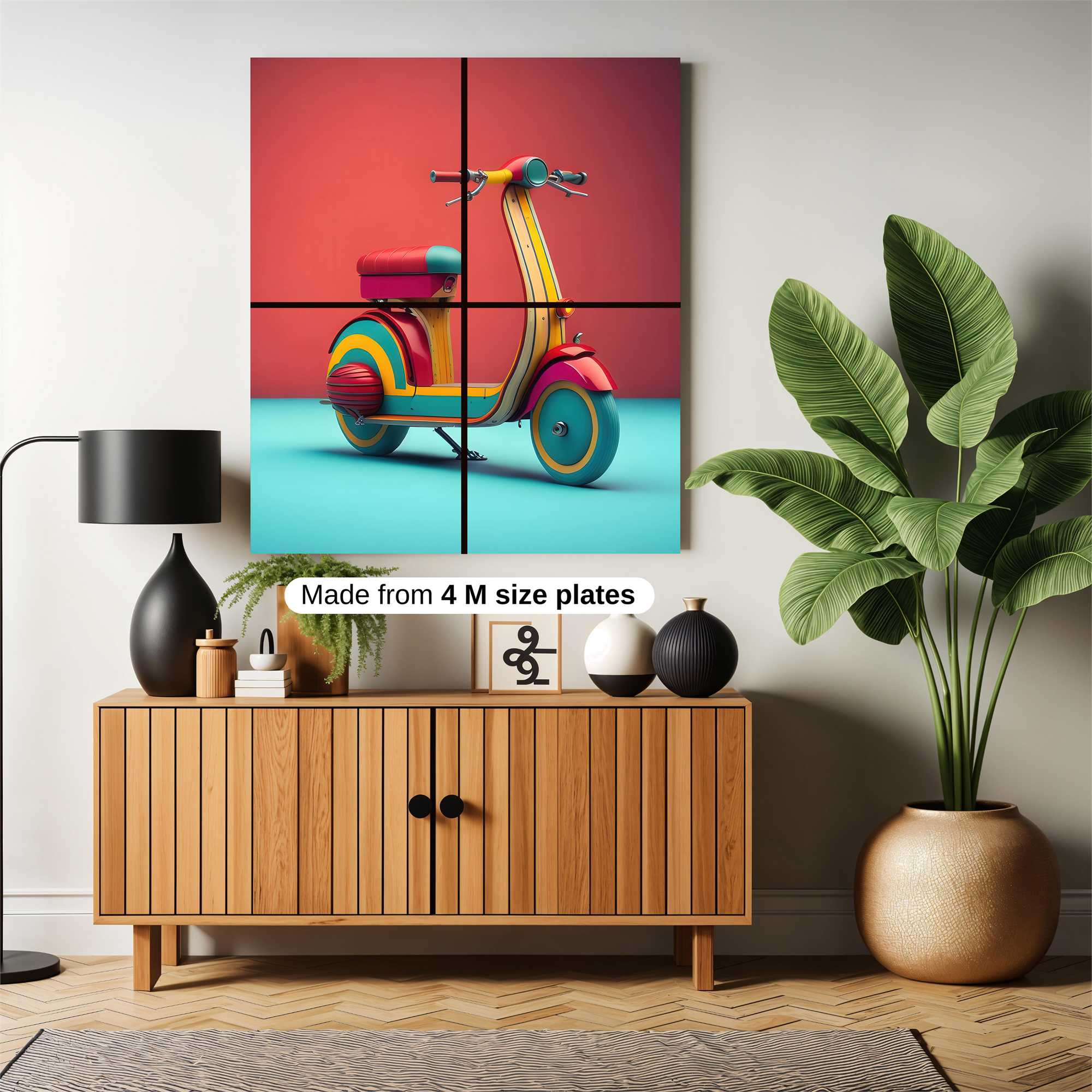 Vespa Vibrant Safe Wall Magnetic / M