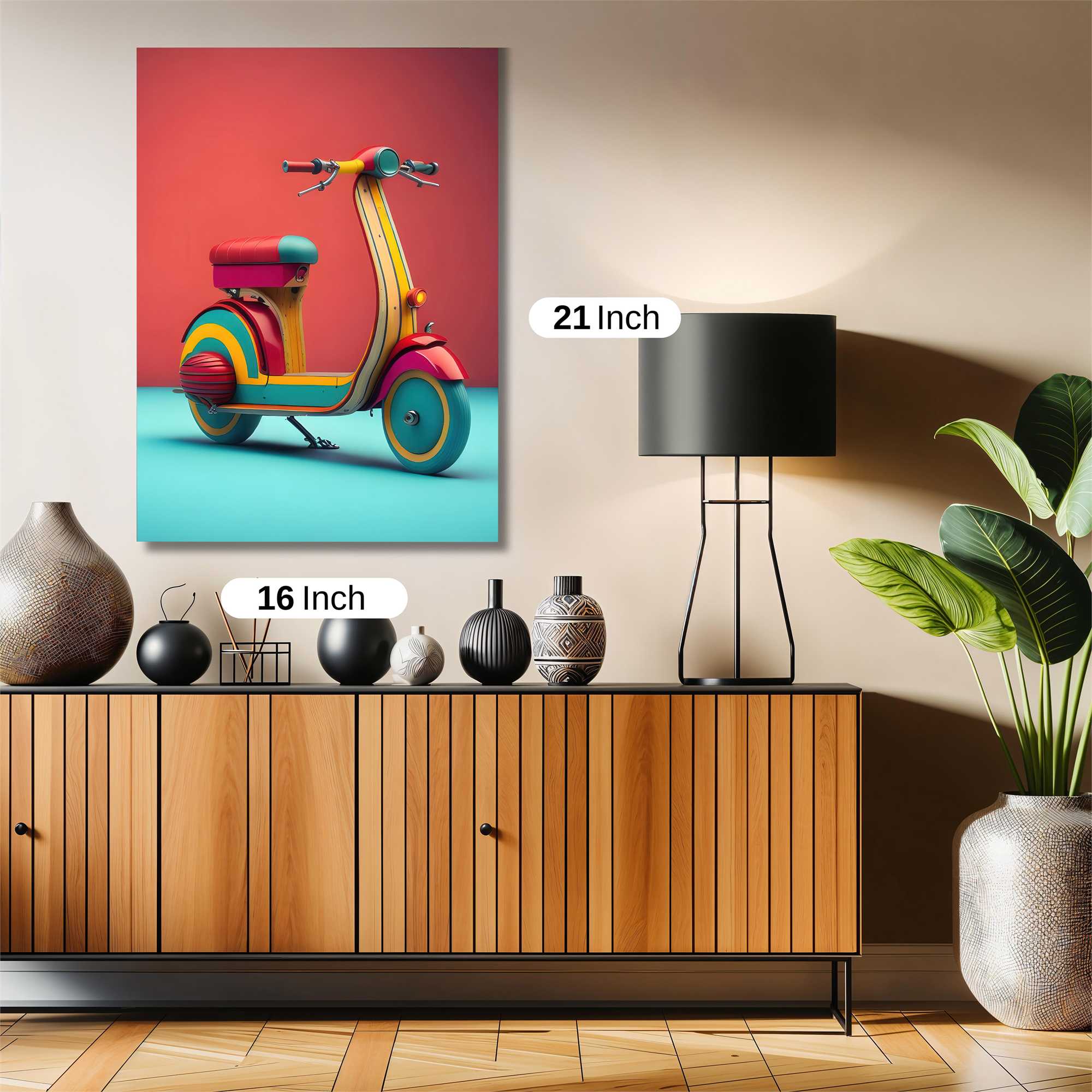 Vespa Vibrant Safe Wall Magnetic / M