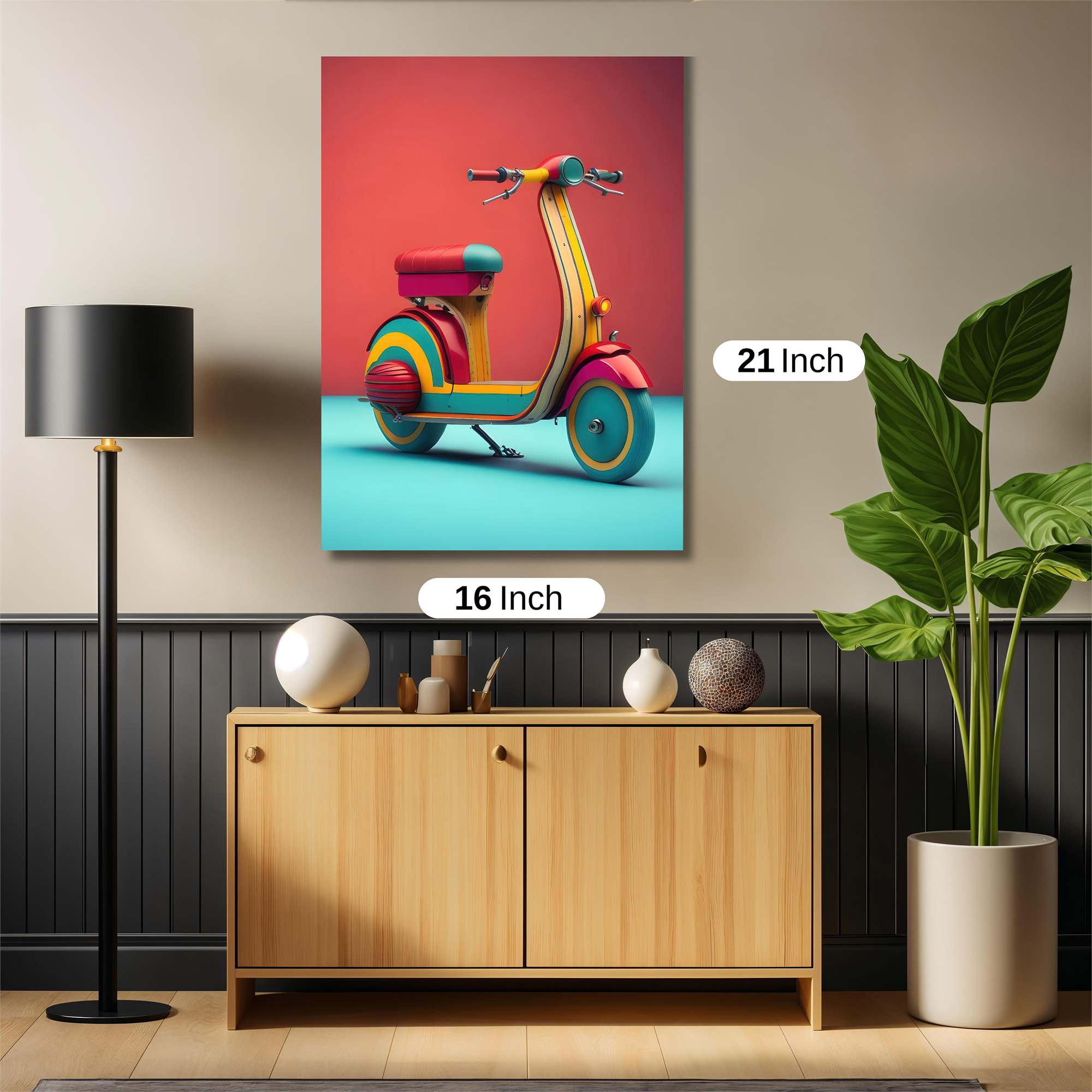 Vespa Vibrant Safe Wall Magnetic / M