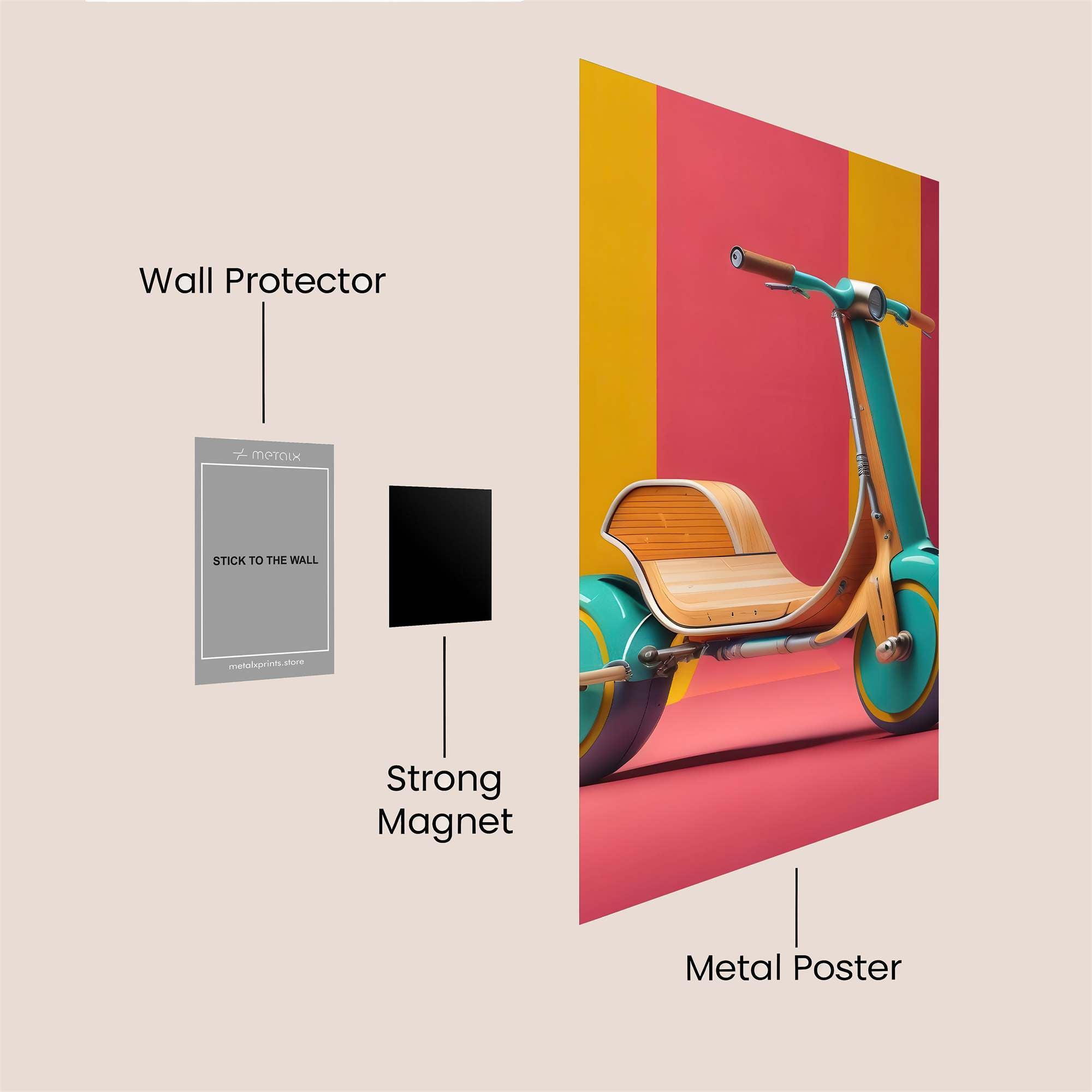Scooter Zest Safe Wall Magnetic / M