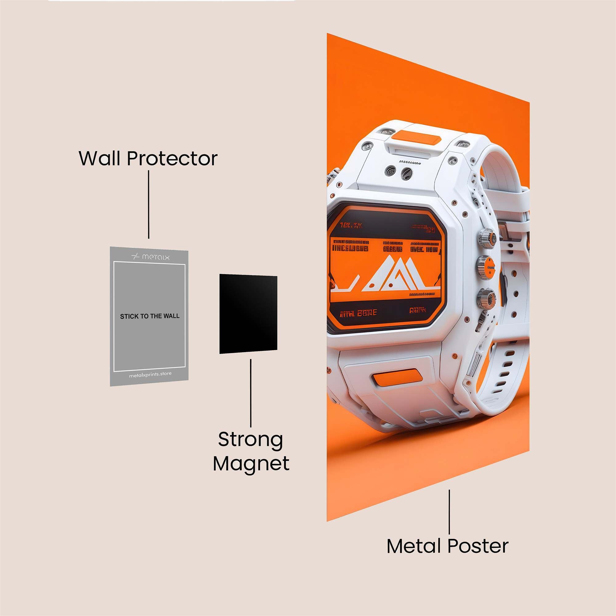 TimePulse Safe Wall Magnetic / M