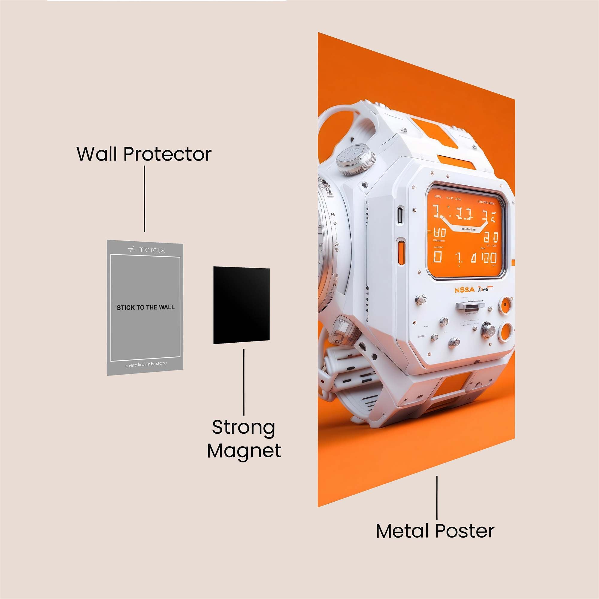 Time Odyssey Safe Wall Magnetic / M