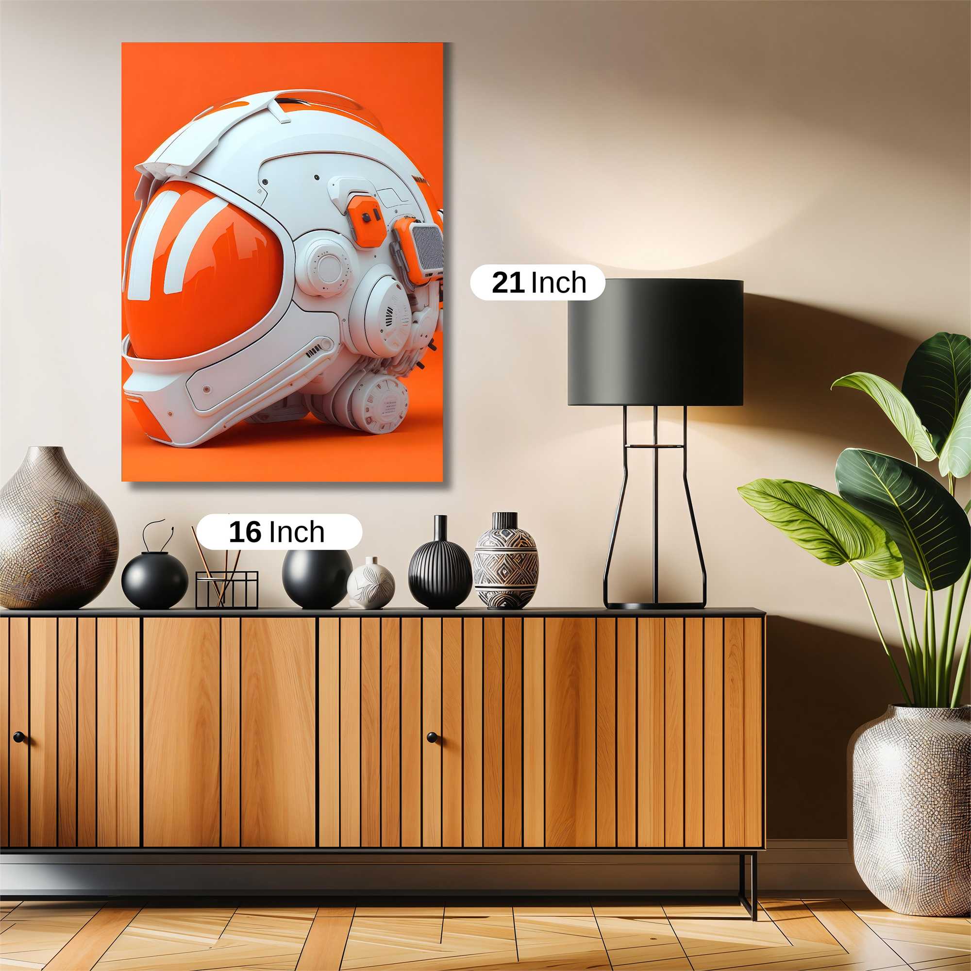 Helmet Futuristic Safe Wall Magnetic / M