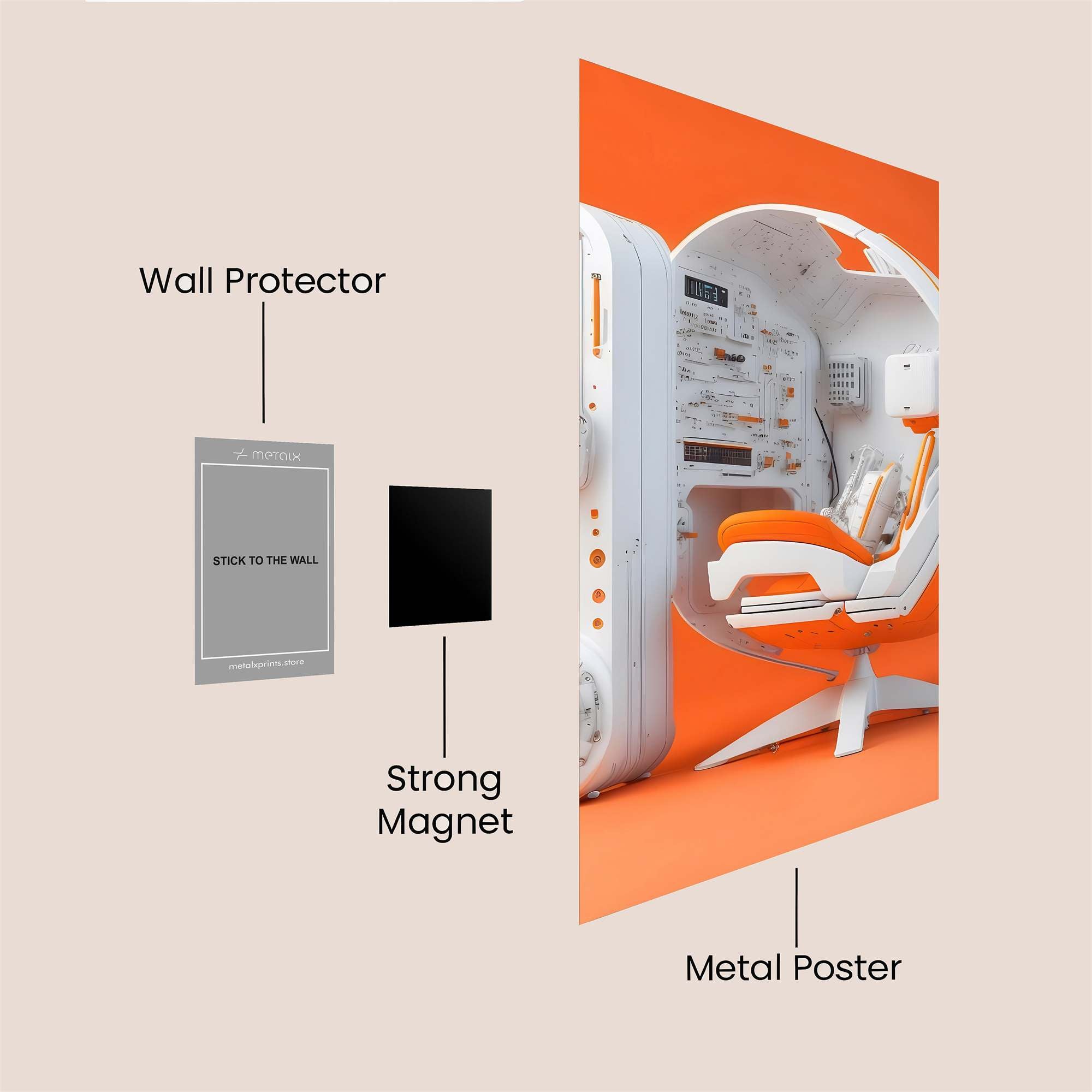 Pod Odyssey Safe Wall Magnetic / M