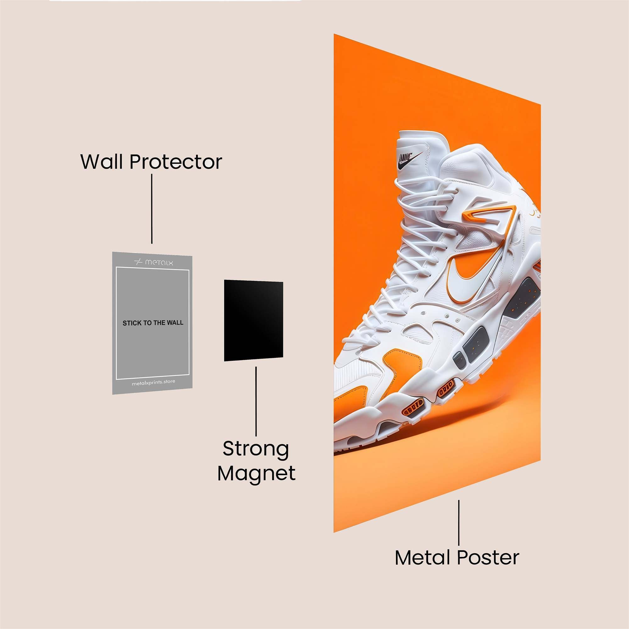 Nike Vibrant Safe Wall Magnetic / M