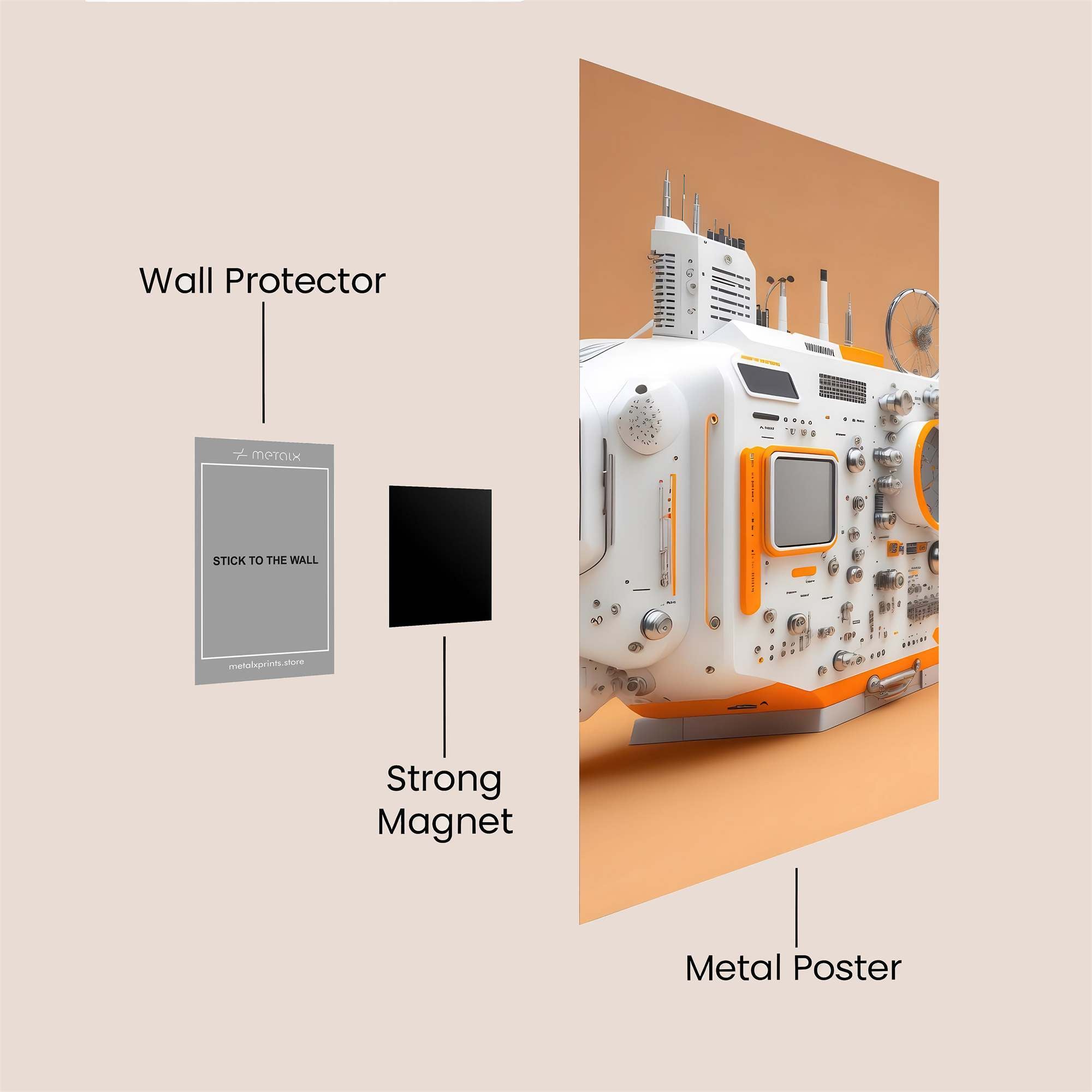 Robot Odyssey Safe Wall Magnetic / M