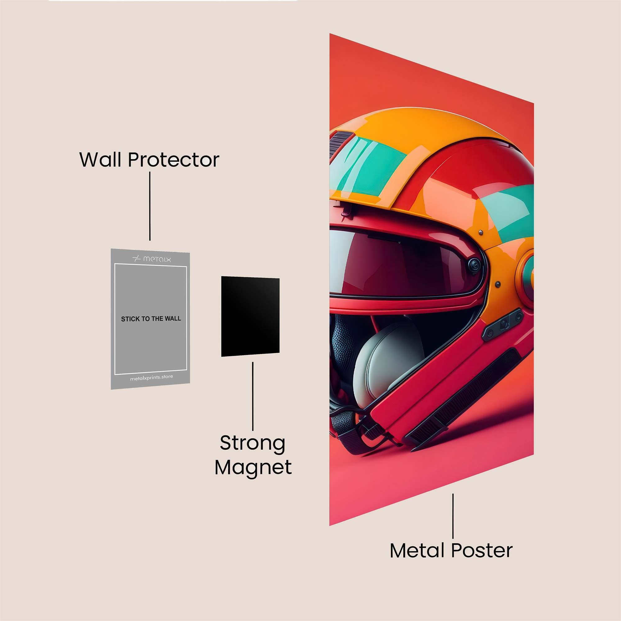 Neon Velocity Safe Wall Magnetic / M