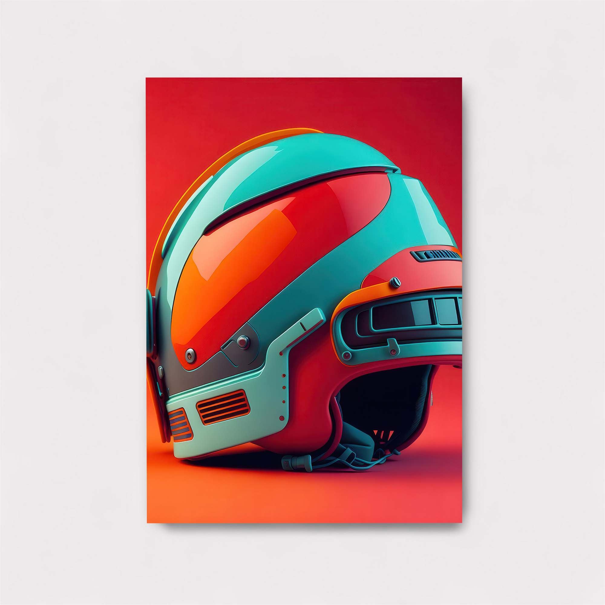 Helmet Vibrant Safe Wall Magnetic / M