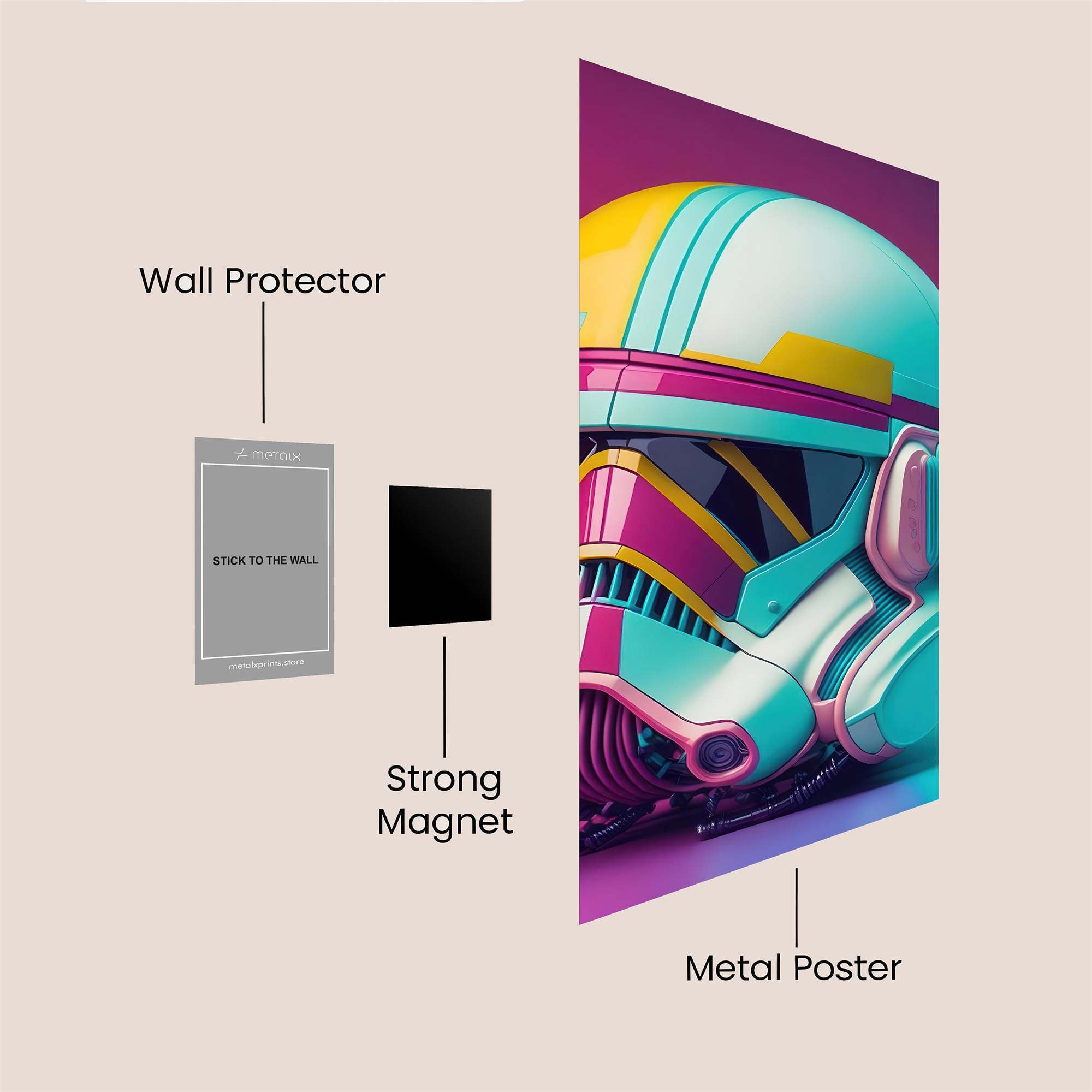 Trooper Radiance Safe Wall Magnetic / M