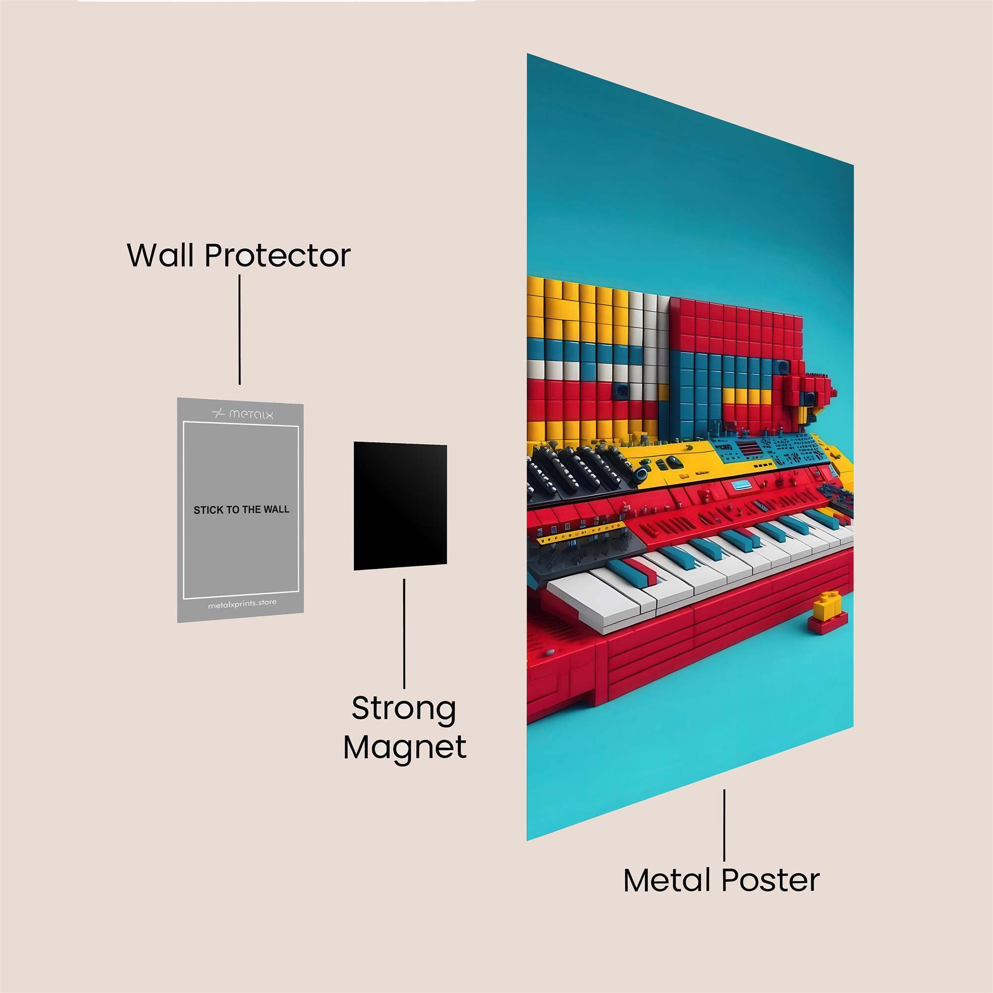 Lego Melody Safe Wall Magnetic / M